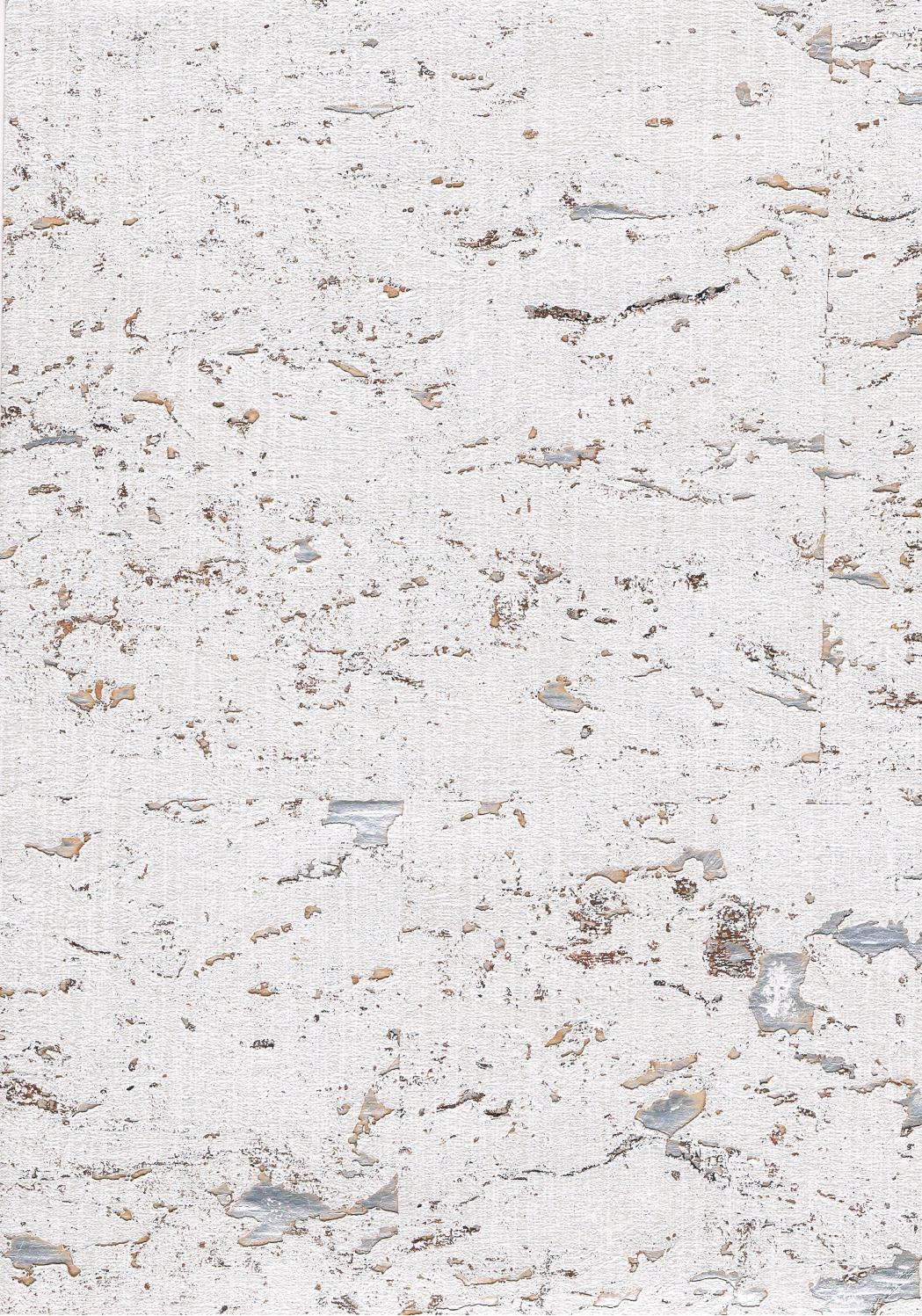 Alabaster White cork wallpaper — natural cork wallcovering texture