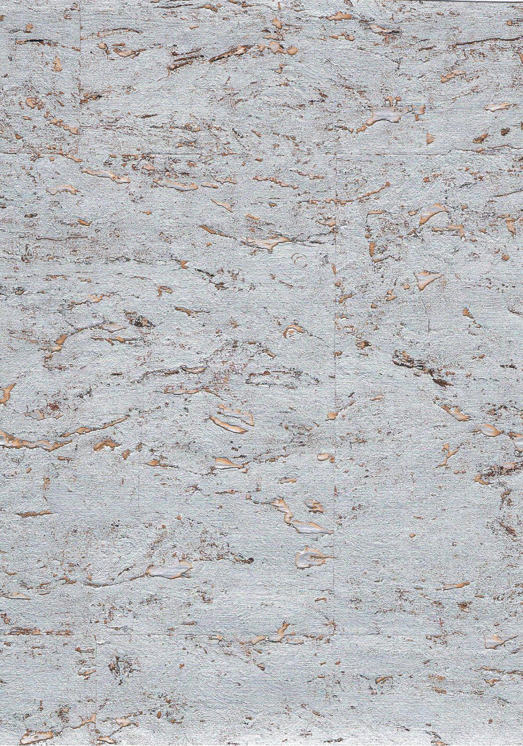 Silver Grey cork wallpaper — natural cork wallcovering texture