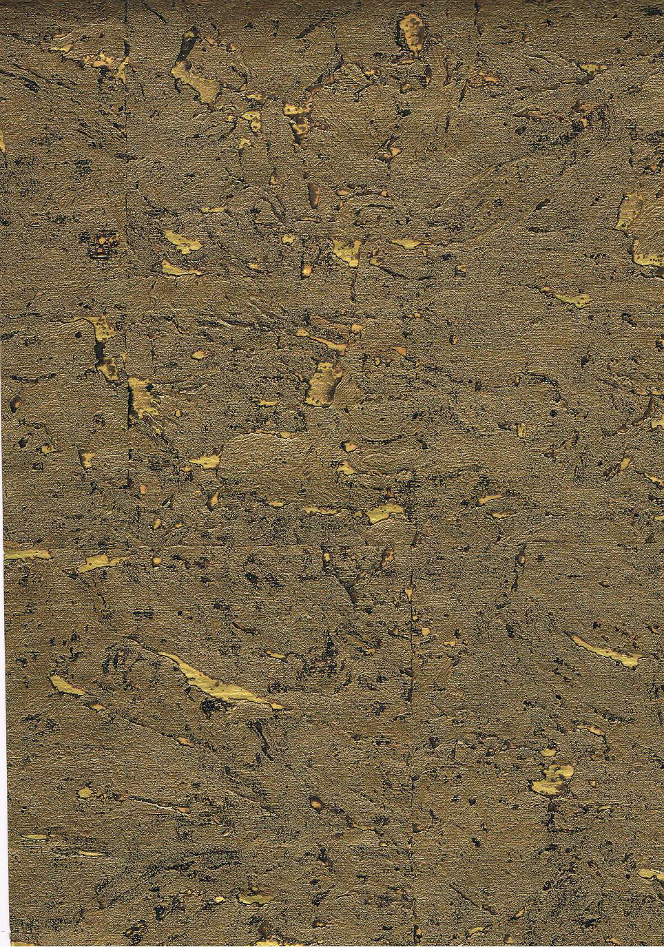 Olive & Bronze cork wallpaper — natural cork wallcovering texture