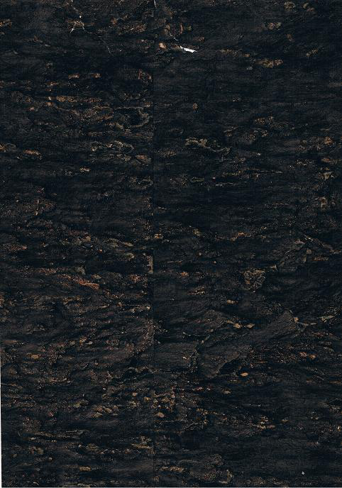 Midnight & Copper cork wallpaper — natural cork wallcovering texture