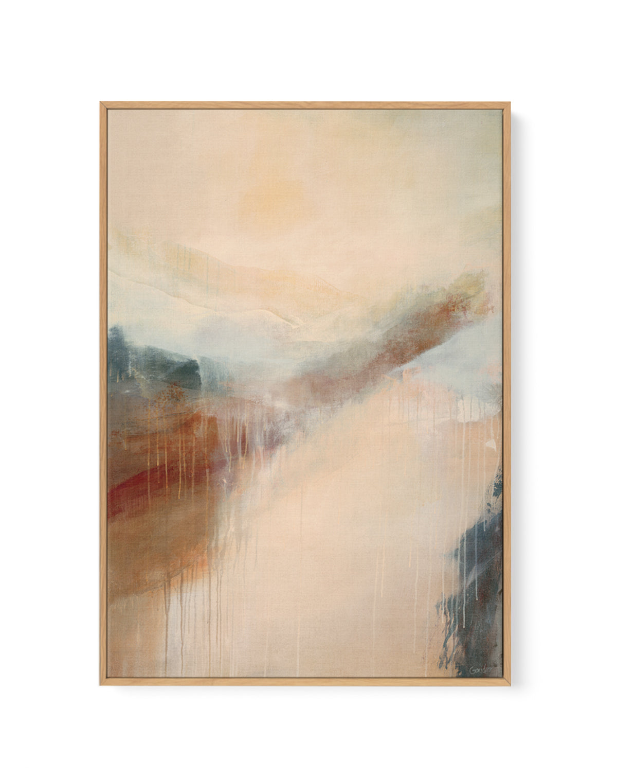 Quai de Brume by Marie-Pierre Goudreault | Framed Canvas Art Print