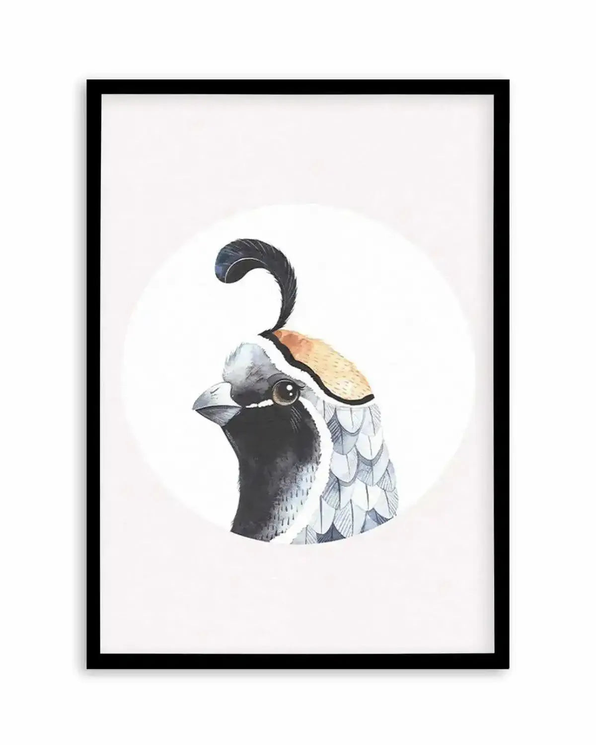 Quail Art Print from Olive et Oriel where you can shop wallpaper and artworks online