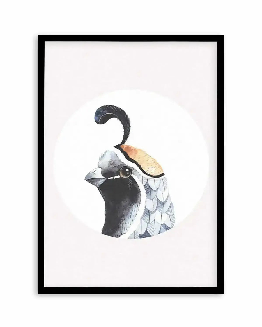 Quail Art Print from Olive et Oriel where you can shop wallpaper and artworks online