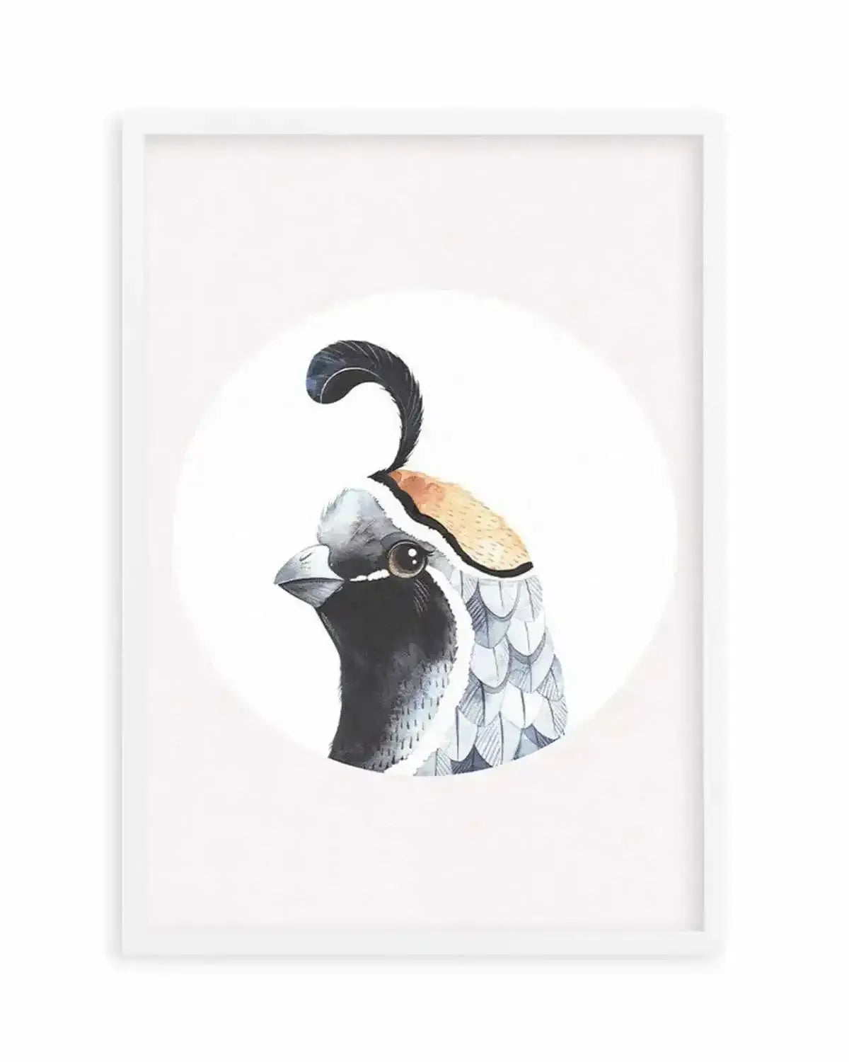 Quail Art Print from Olive et Oriel where you can shop wallpaper and artworks online