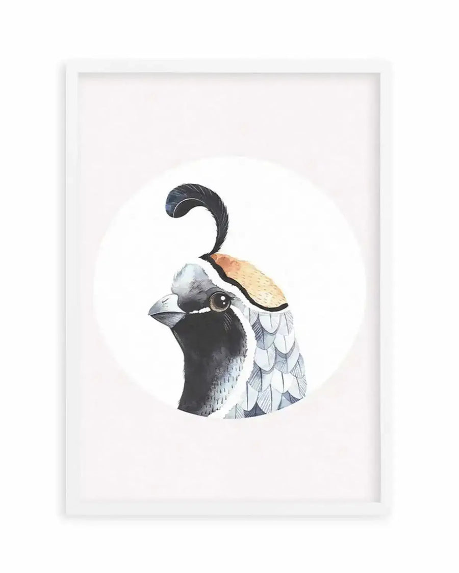 Quail Art Print from Olive et Oriel where you can shop wallpaper and artworks online