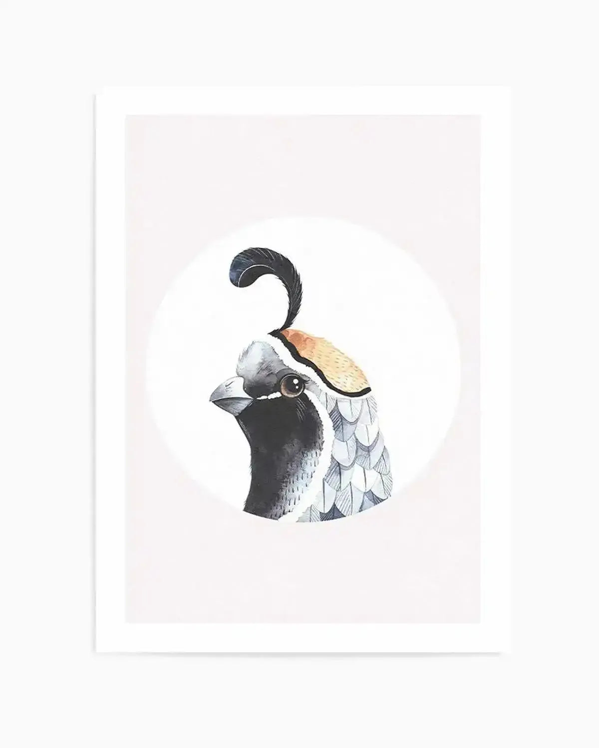 Quail Art Print from Olive et Oriel where you can shop wallpaper and artworks online