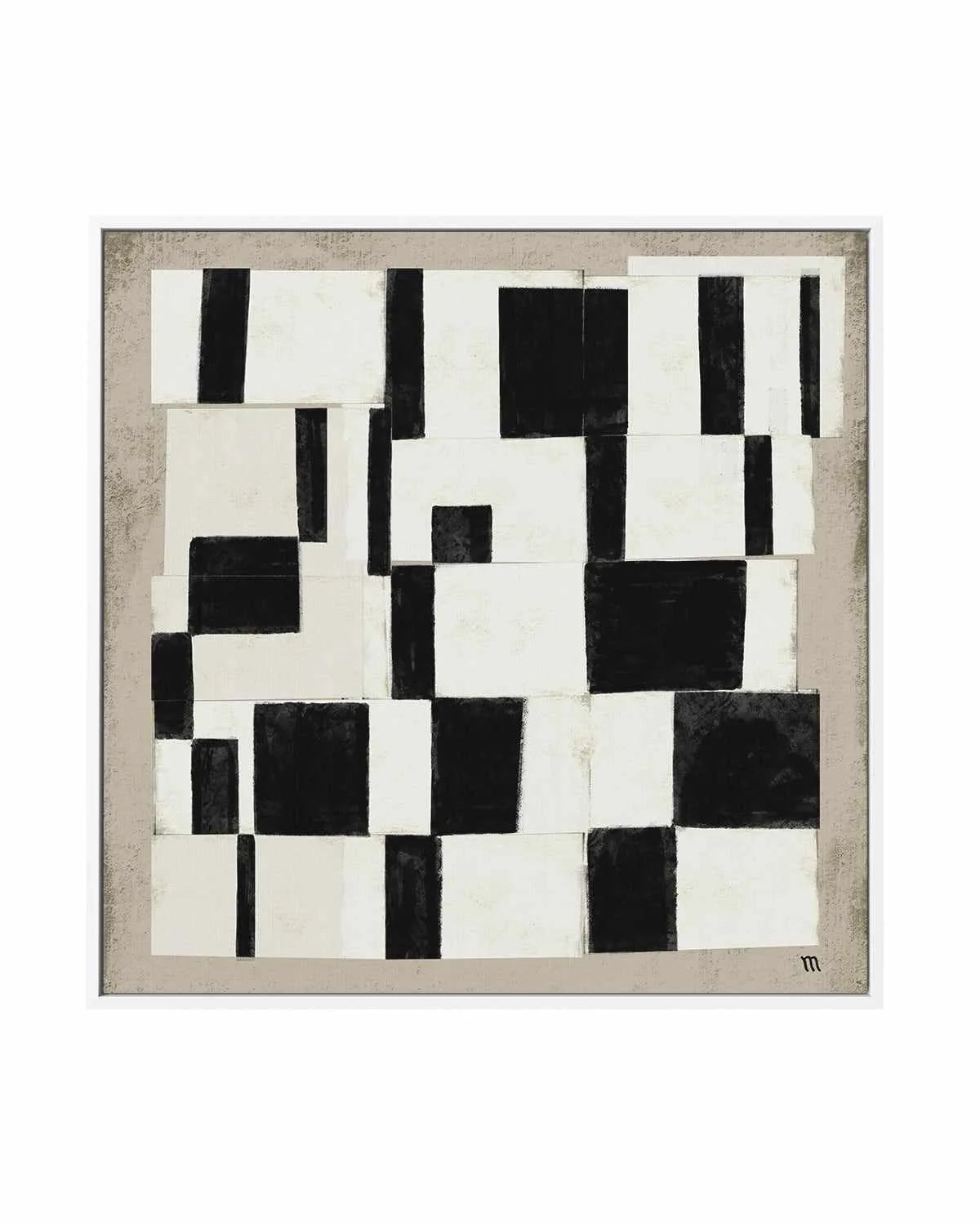 Quantic Game Board by Marco Marella | Framed Canvas Art Print from Olive et Oriel where you can shop wallpaper and artworks online