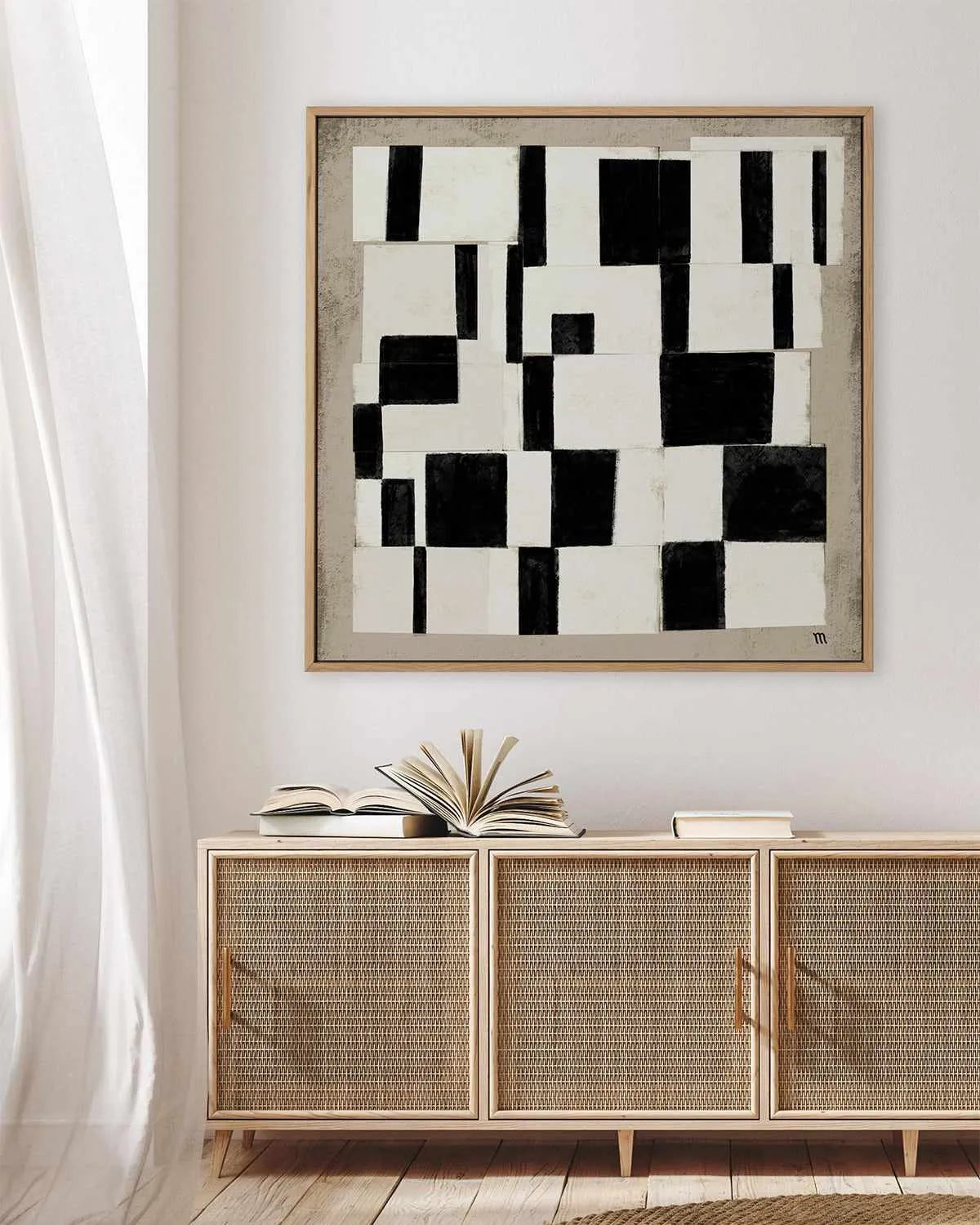 Quantic Game Board by Marco Marella | Framed Canvas Art Print from Olive et Oriel where you can shop wallpaper and artworks online