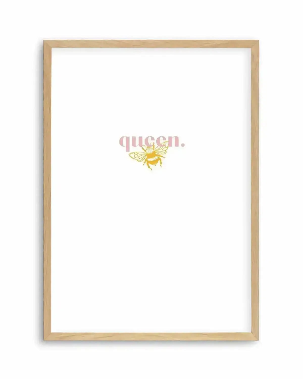 Queen Bee Art Print from Olive et Oriel where you can shop wallpaper and artworks online