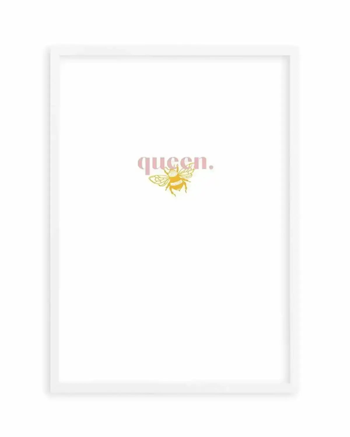 Queen Bee Art Print from Olive et Oriel where you can shop wallpaper and artworks online