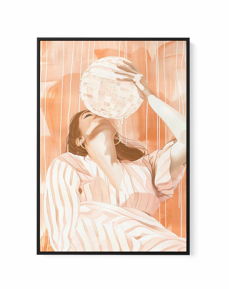 Queen of Disco | Framed Canvas Art Print