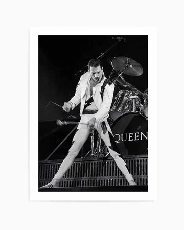 Queen | Tony Mott Collection Art Print black & white art print