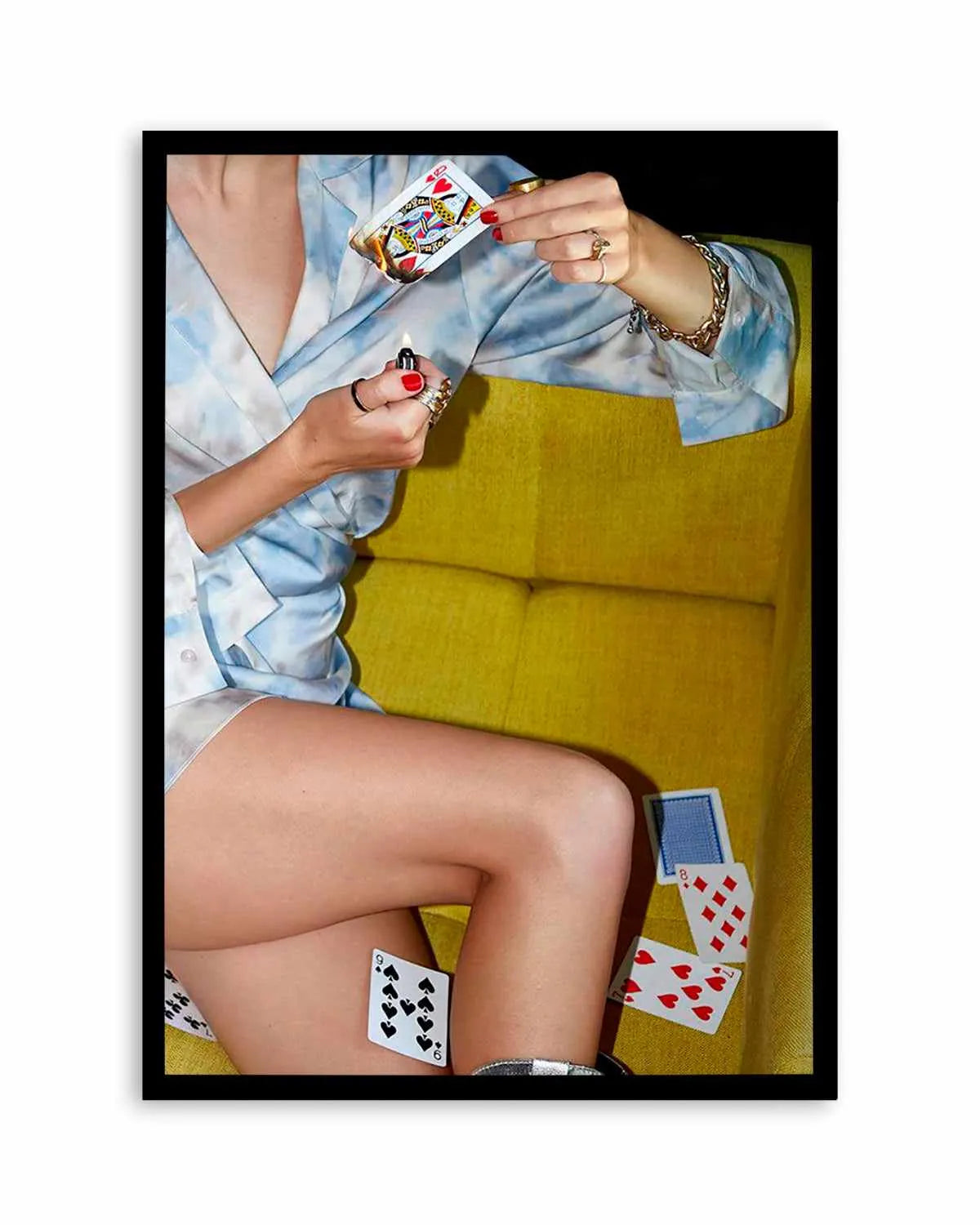 Queen of Hearts II by Amy Hallam Art Print from Olive et Oriel where you can shop wallpaper and artworks online