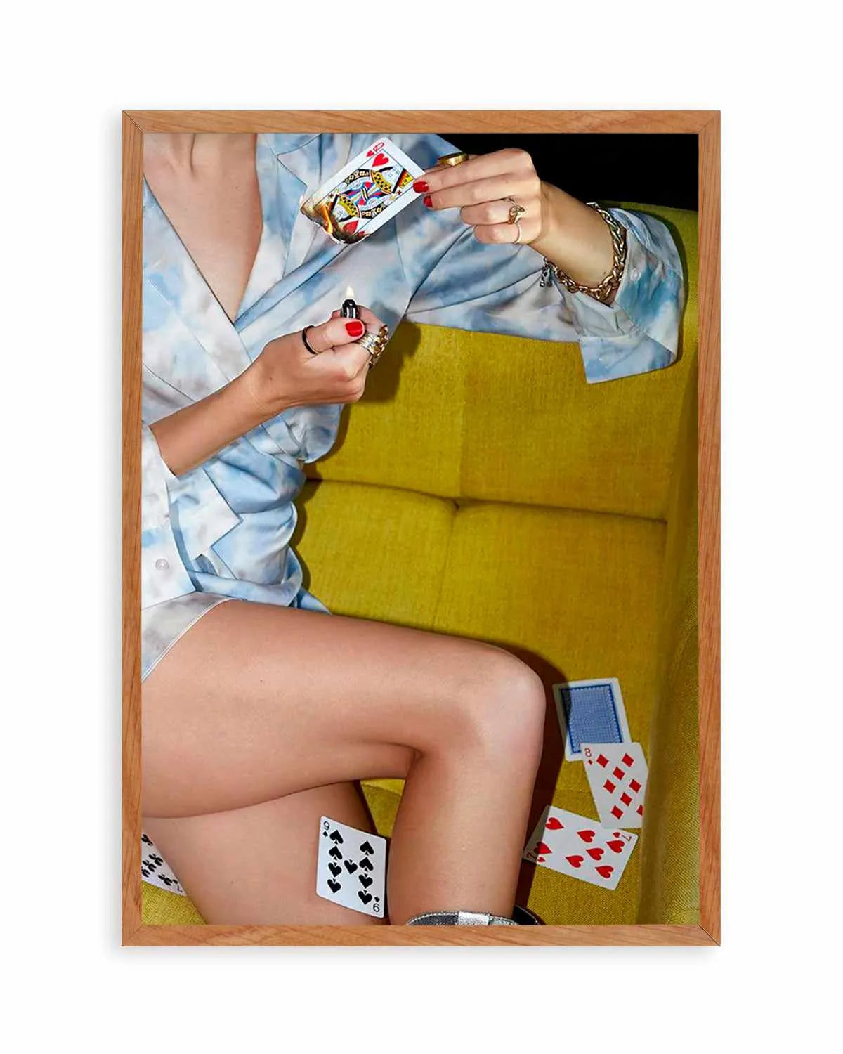 Queen of Hearts II by Amy Hallam Art Print from Olive et Oriel where you can shop wallpaper and artworks online