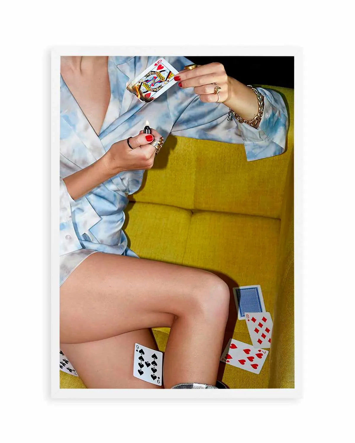 Queen of Hearts II by Amy Hallam Art Print from Olive et Oriel where you can shop wallpaper and artworks online