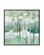 Quiet Birch Forest I | Framed Canvas Art Print