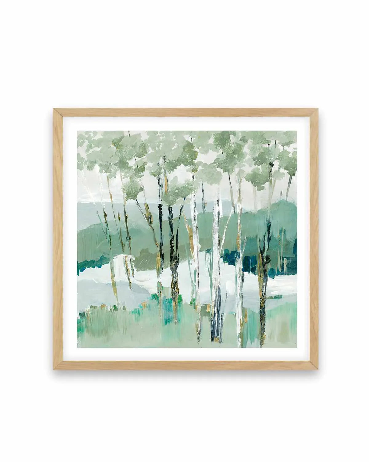 Quiet Birch Forest I Art Print from Olive et Oriel where you can shop wallpaper and artworks online