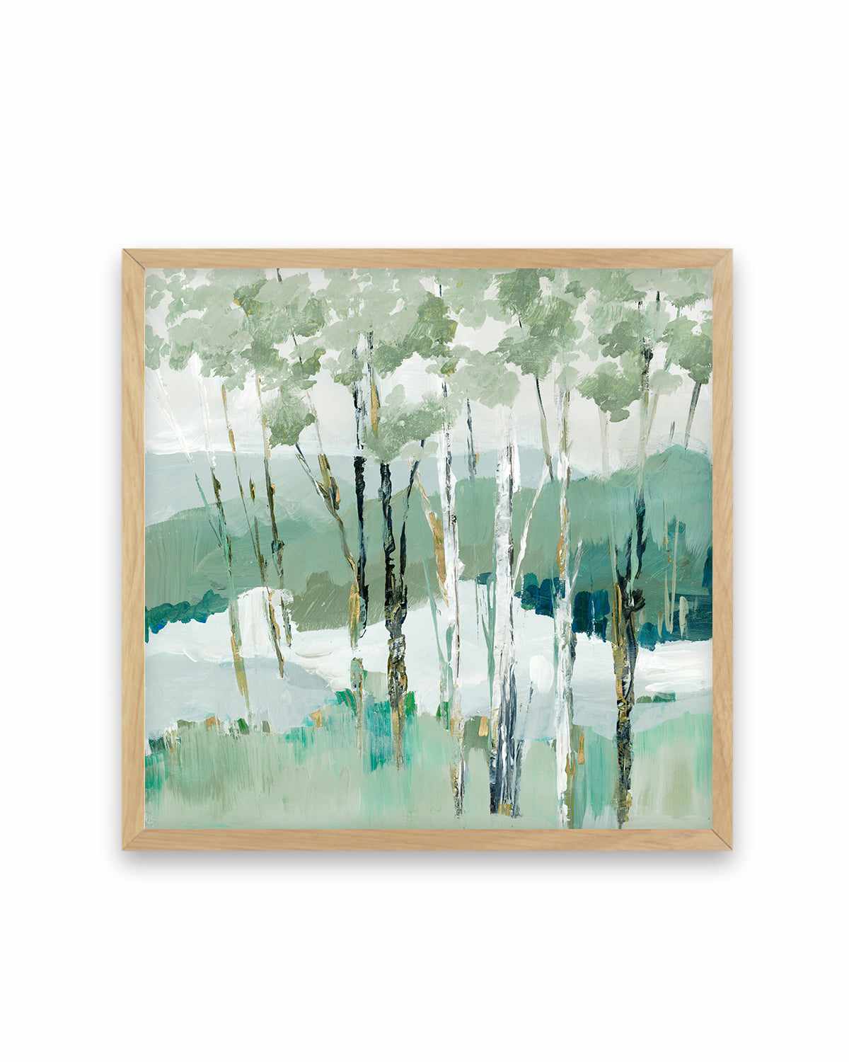 Quiet Birch Forest I Art Print