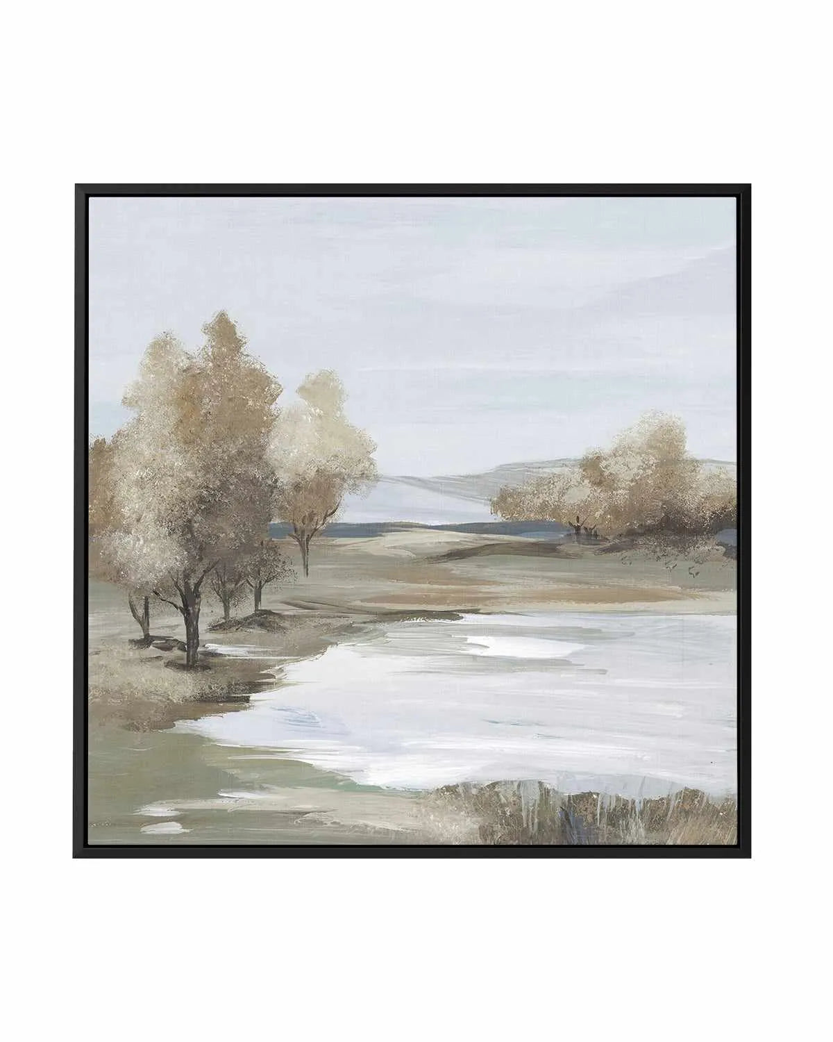 Quiet Serenity | Framed Canvas Art Print from Olive et Oriel where you can shop wallpaper and artworks online