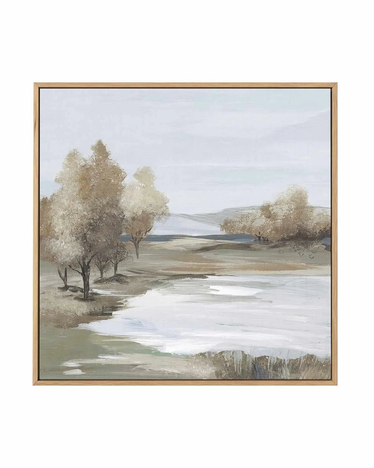 Quiet Serenity | Framed Canvas Art Print from Olive et Oriel where you can shop wallpaper and artworks online