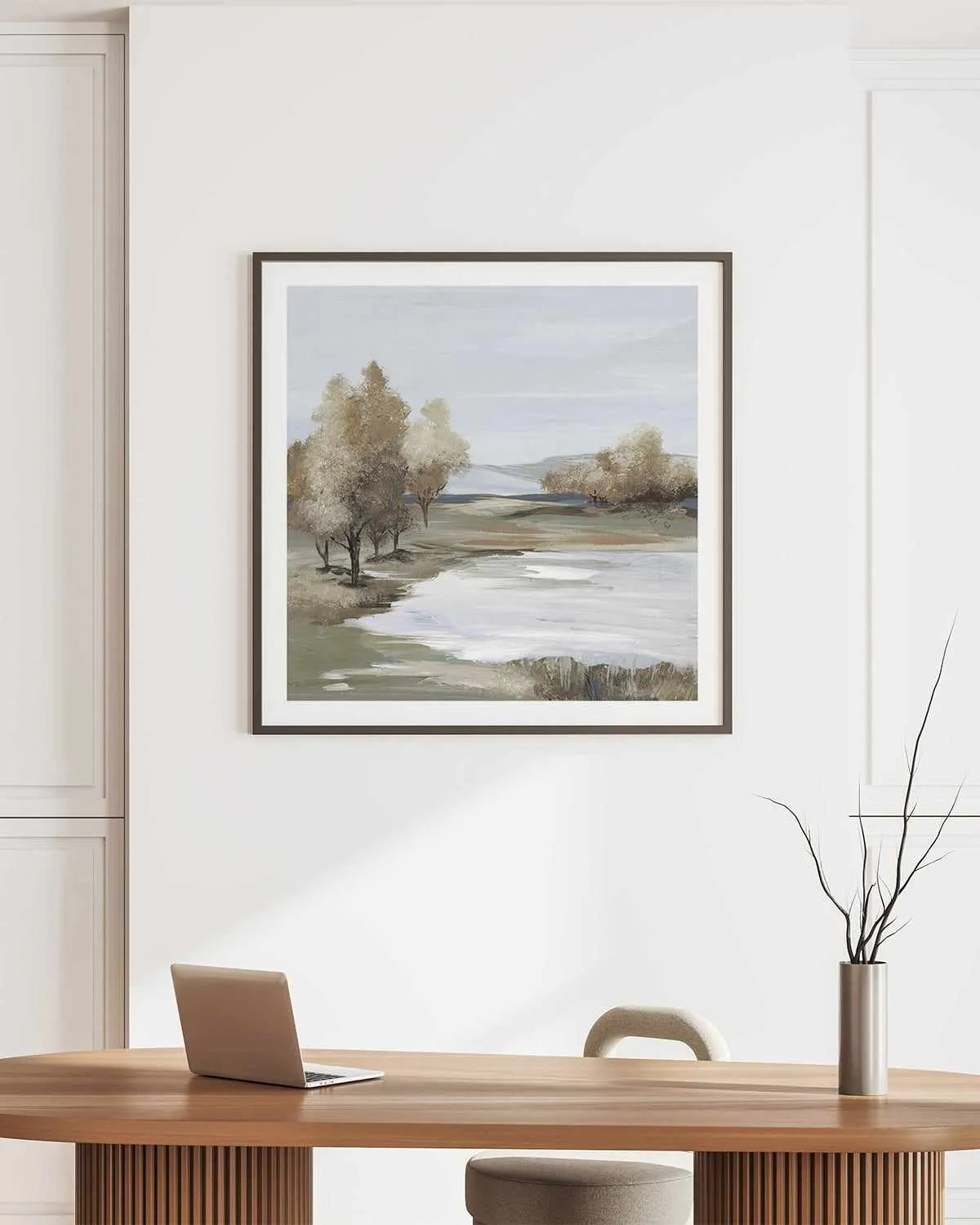 Quiet Serenity Art Print from Olive et Oriel where you can shop wallpaper and artworks online