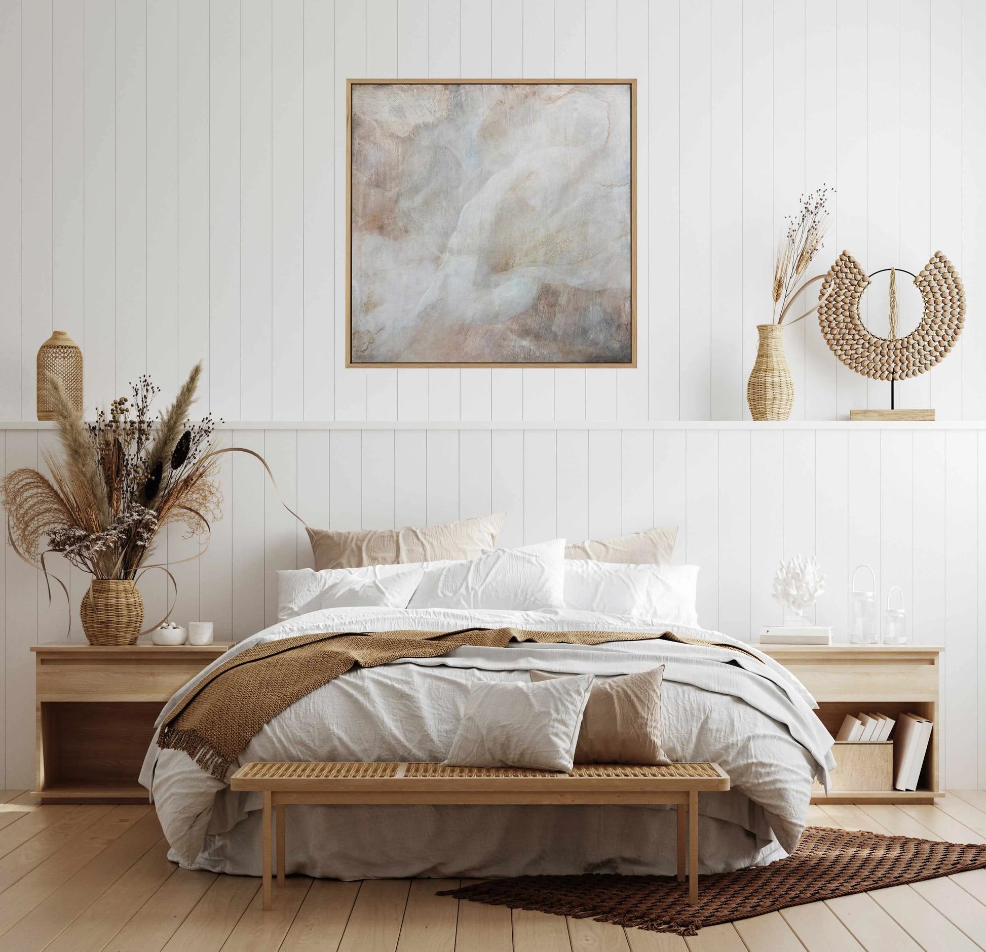 Quiet Strength by Irina Ventresca | Framed Canvas Art Print from Olive et Oriel where you can shop wallpaper and artworks online