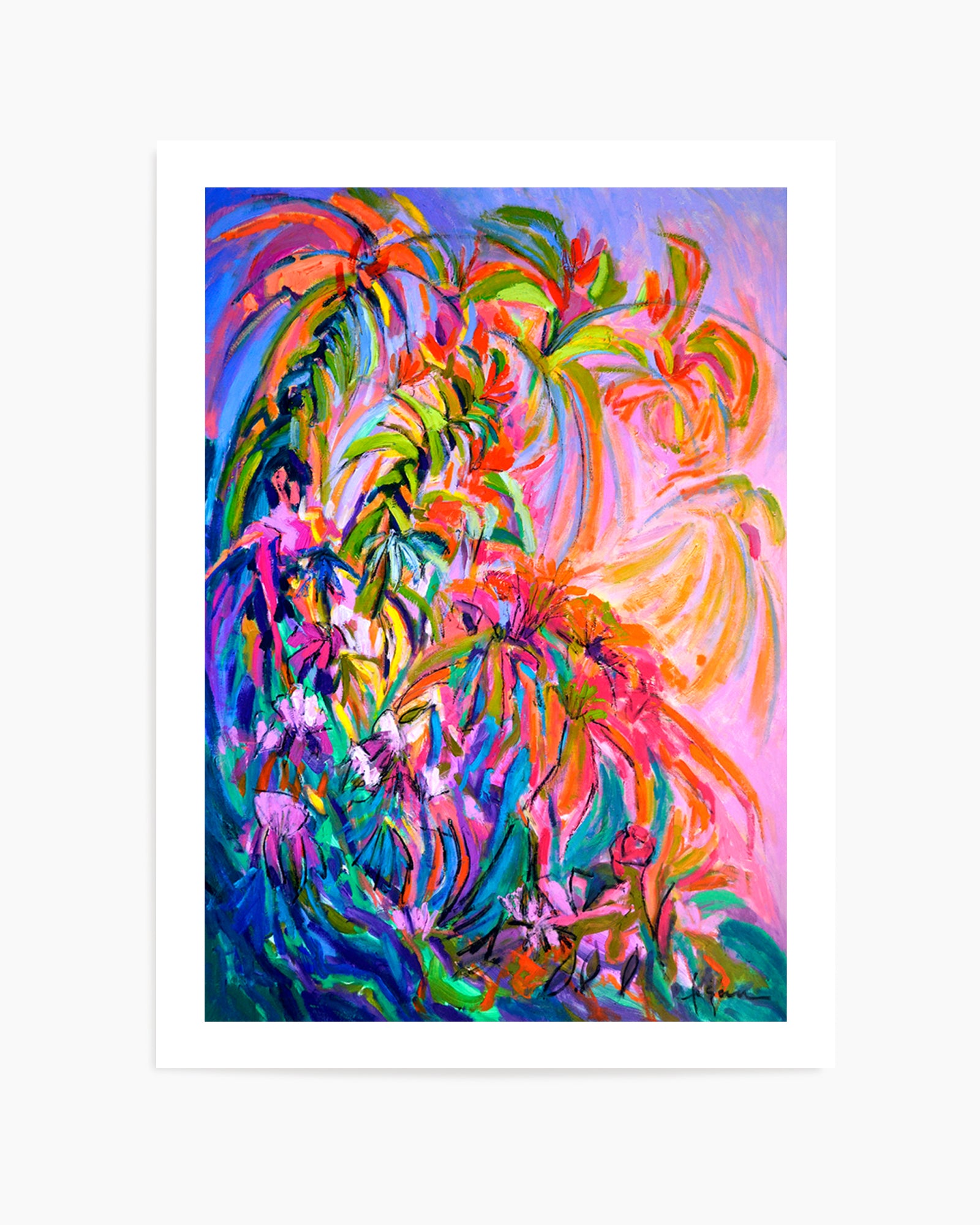 Radiant Floral Ballet by Dorothy Fagan | Art Print
