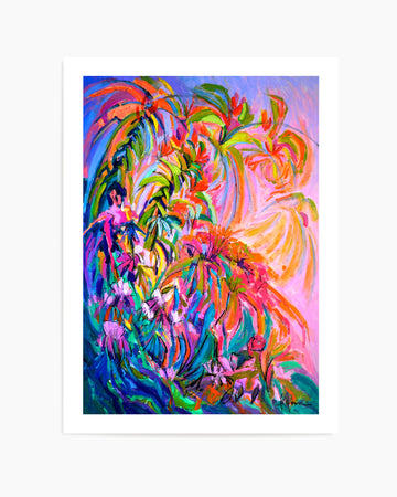 Radiant Floral Ballet by Dorothy Fagan | Art Print