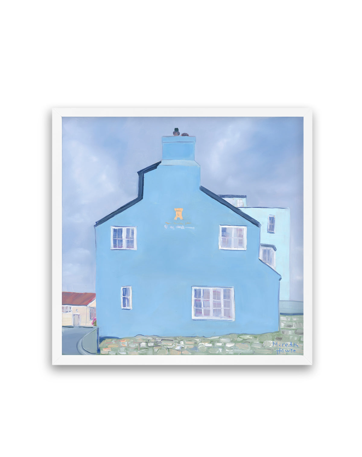 Rock Point Inn Lyme Regis by Meredith Howse | Art Print