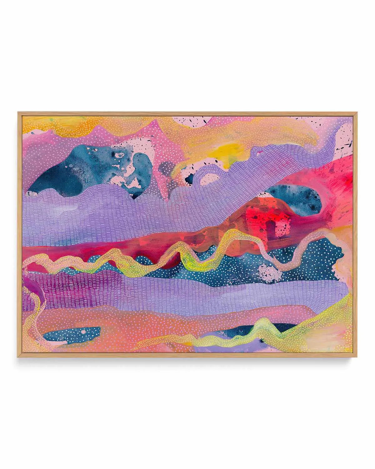 Radiance II by Laura Oczós | Framed Canvas Art Print from Olive et Oriel where you can shop wallpaper and artworks online