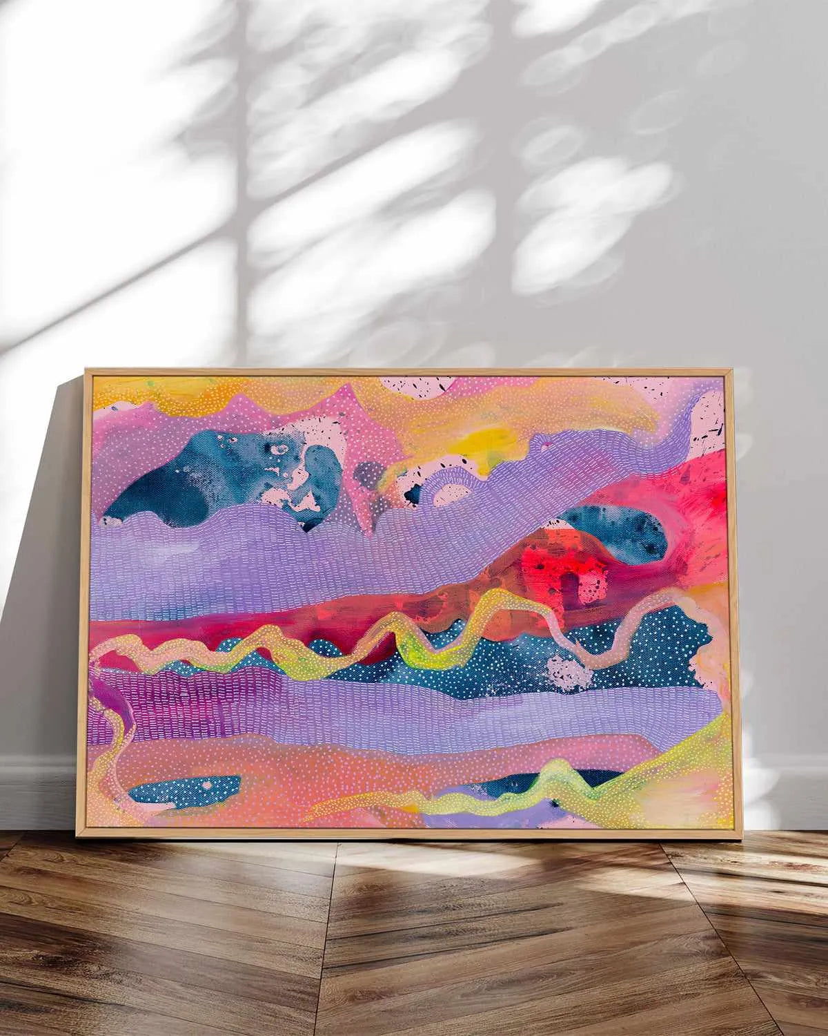 Radiance II by Laura Oczós | Framed Canvas Art Print from Olive et Oriel where you can shop wallpaper and artworks online