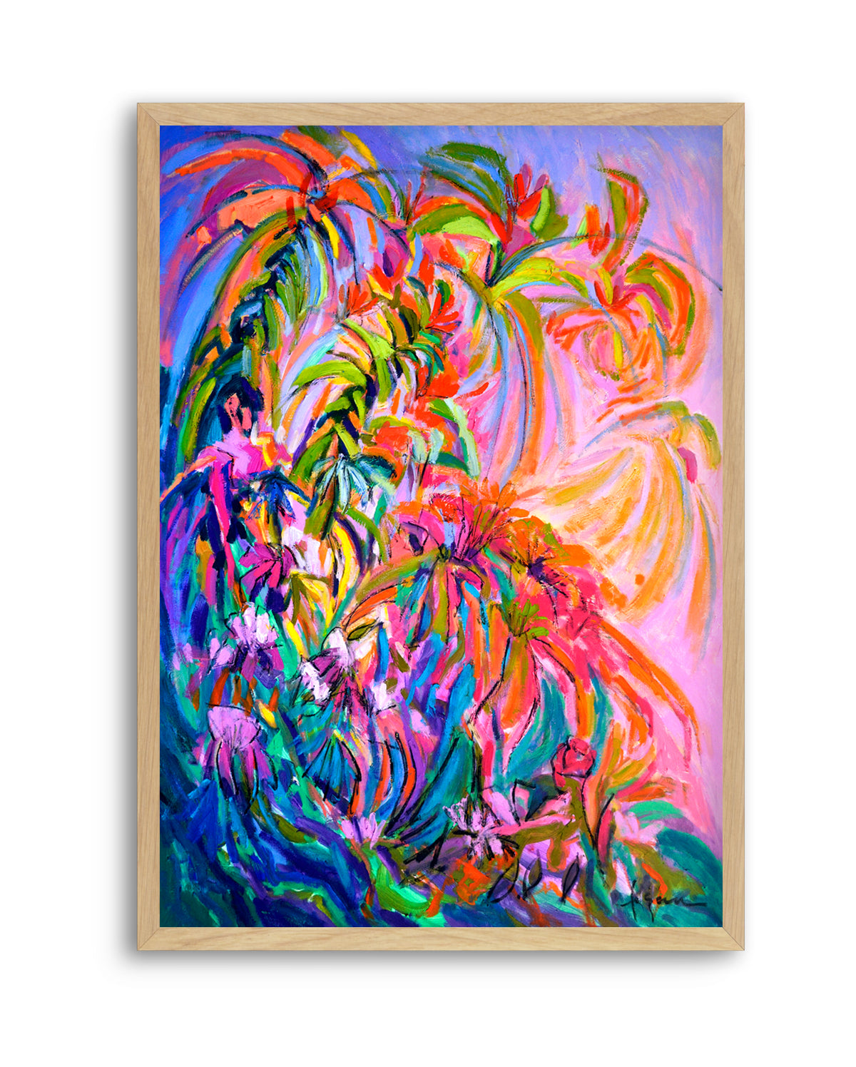 Radiant Floral Ballet by Dorothy Fagan | Art Print