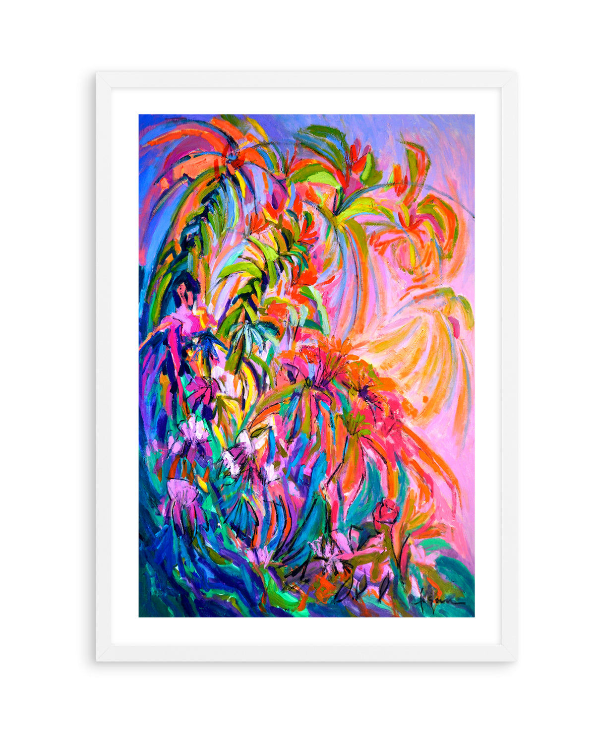 Radiant Floral Ballet by Dorothy Fagan | Art Print