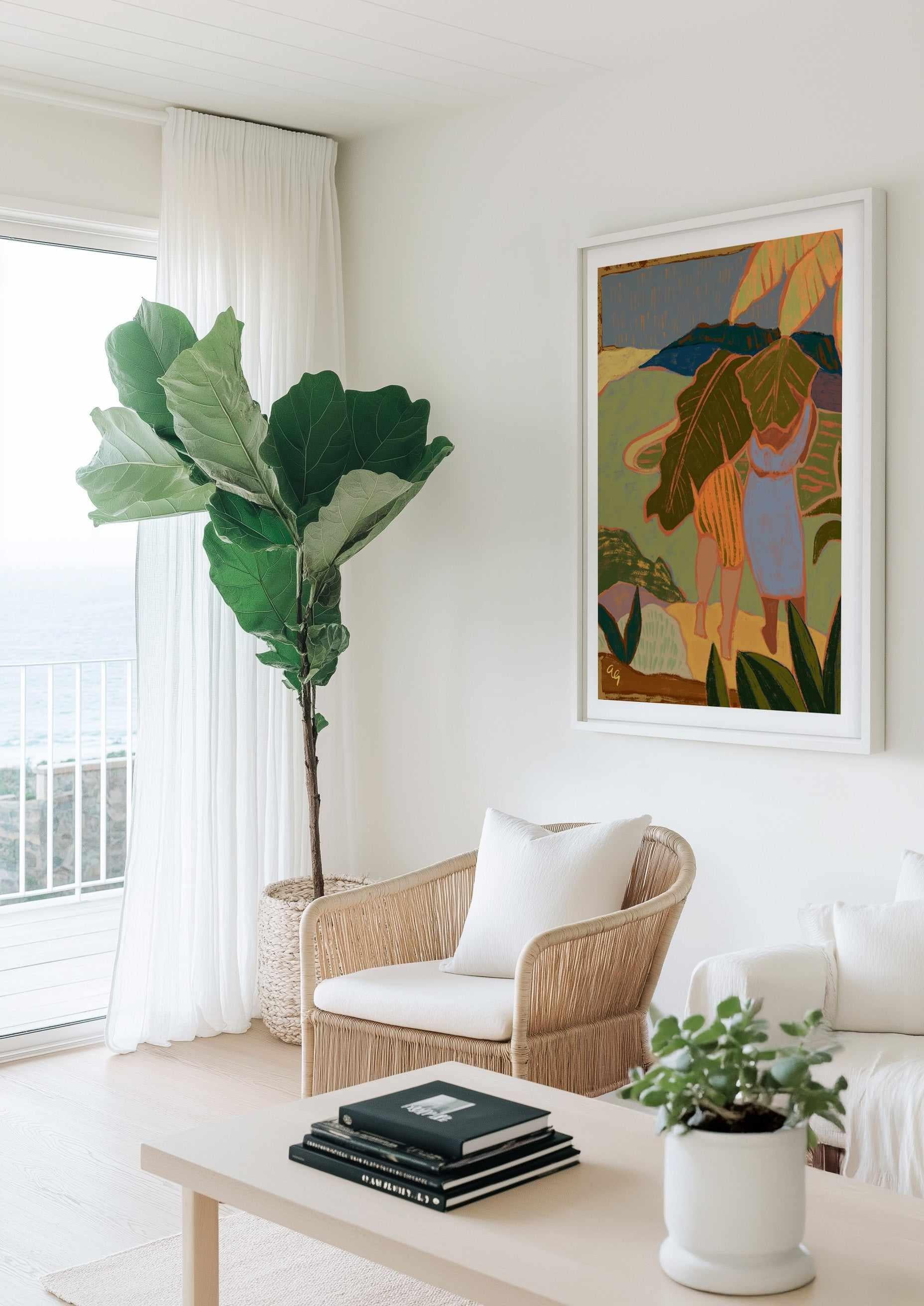 Rain In May by Arty Guava | Art Print from Olive et Oriel where you can shop wallpaper and artworks online