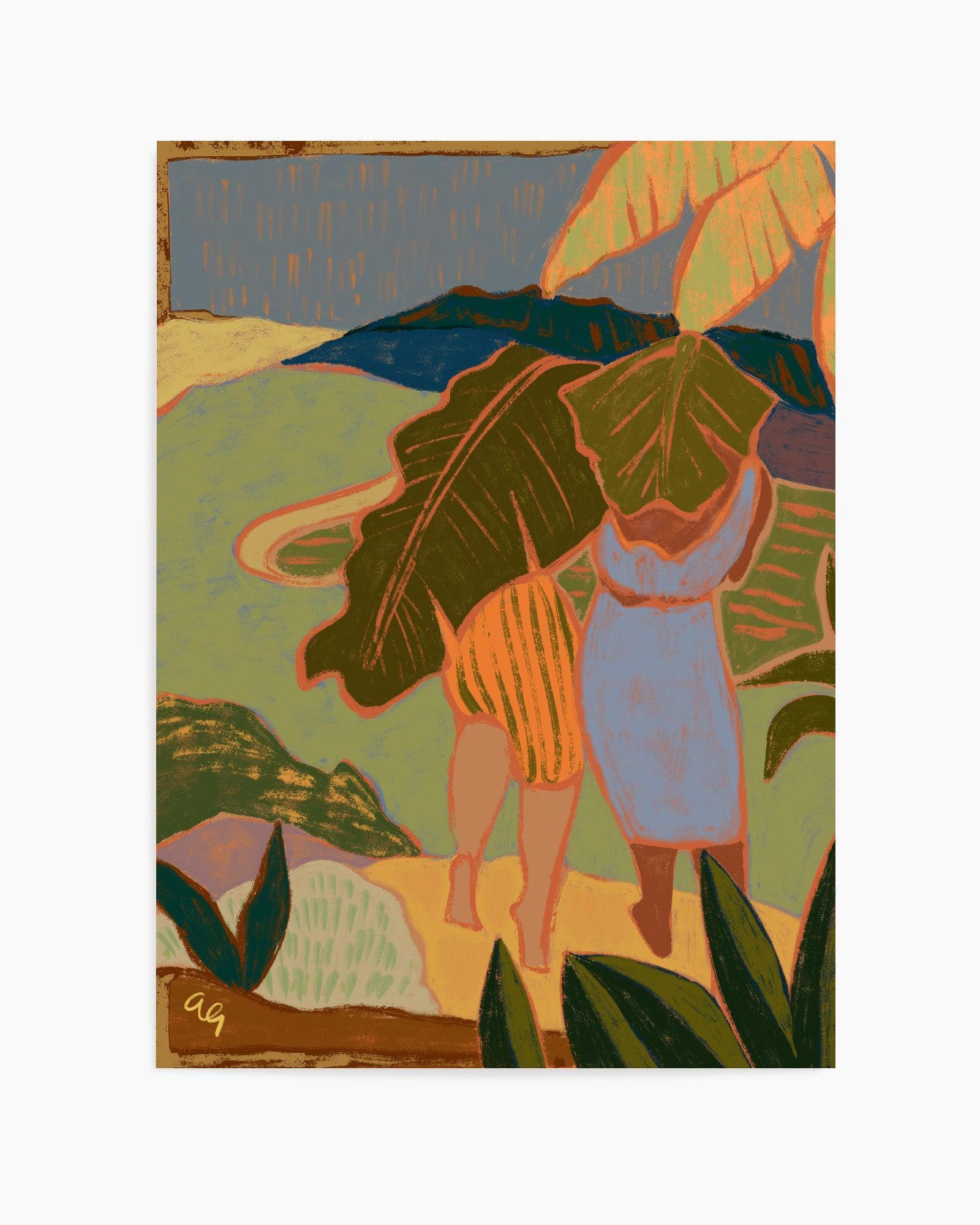 Rain In May by Arty Guava | Art Print from Olive et Oriel where you can shop wallpaper and artworks online