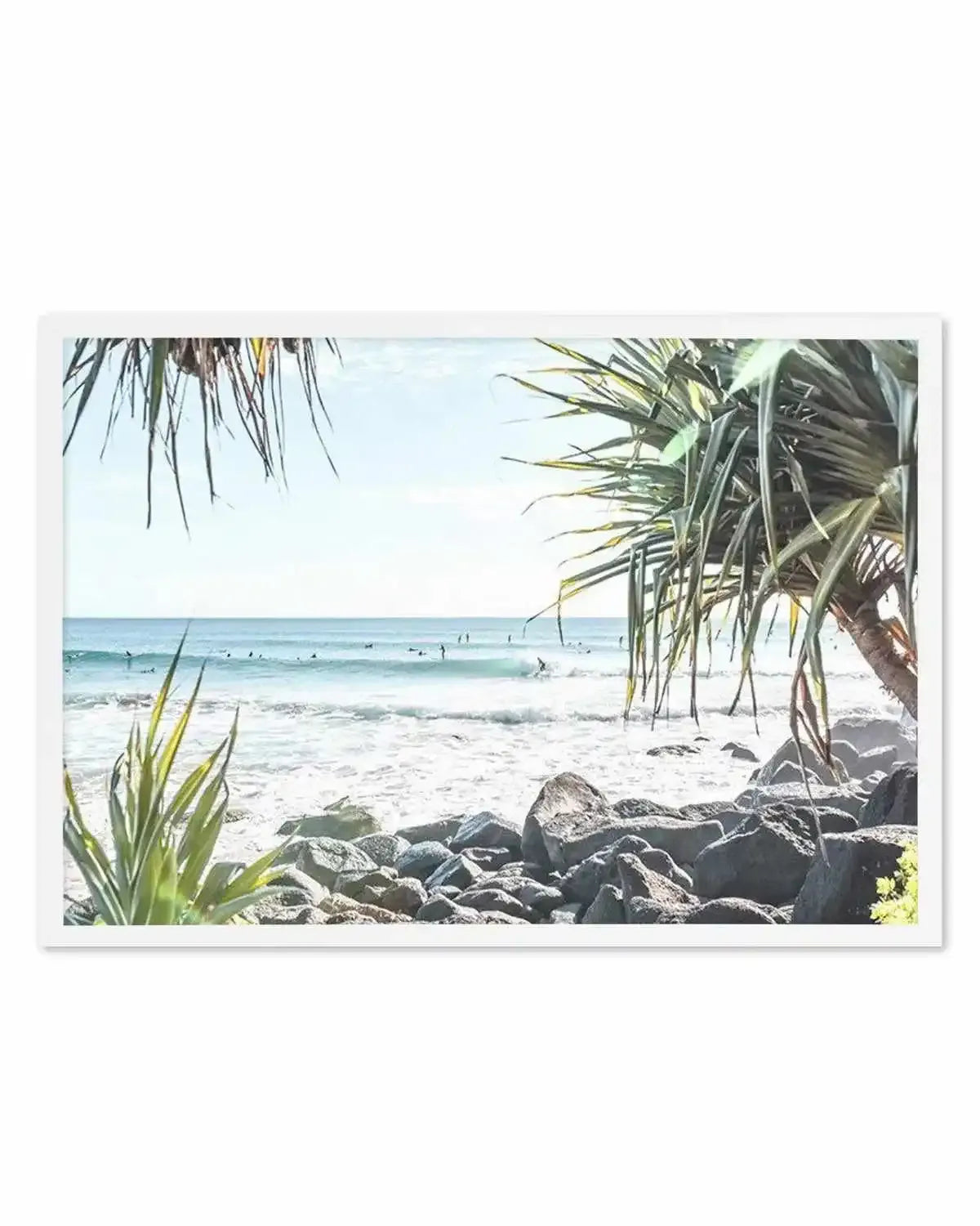 Rainbow Bay II LS Art Print from Olive et Oriel where you can shop wallpaper and artworks online
