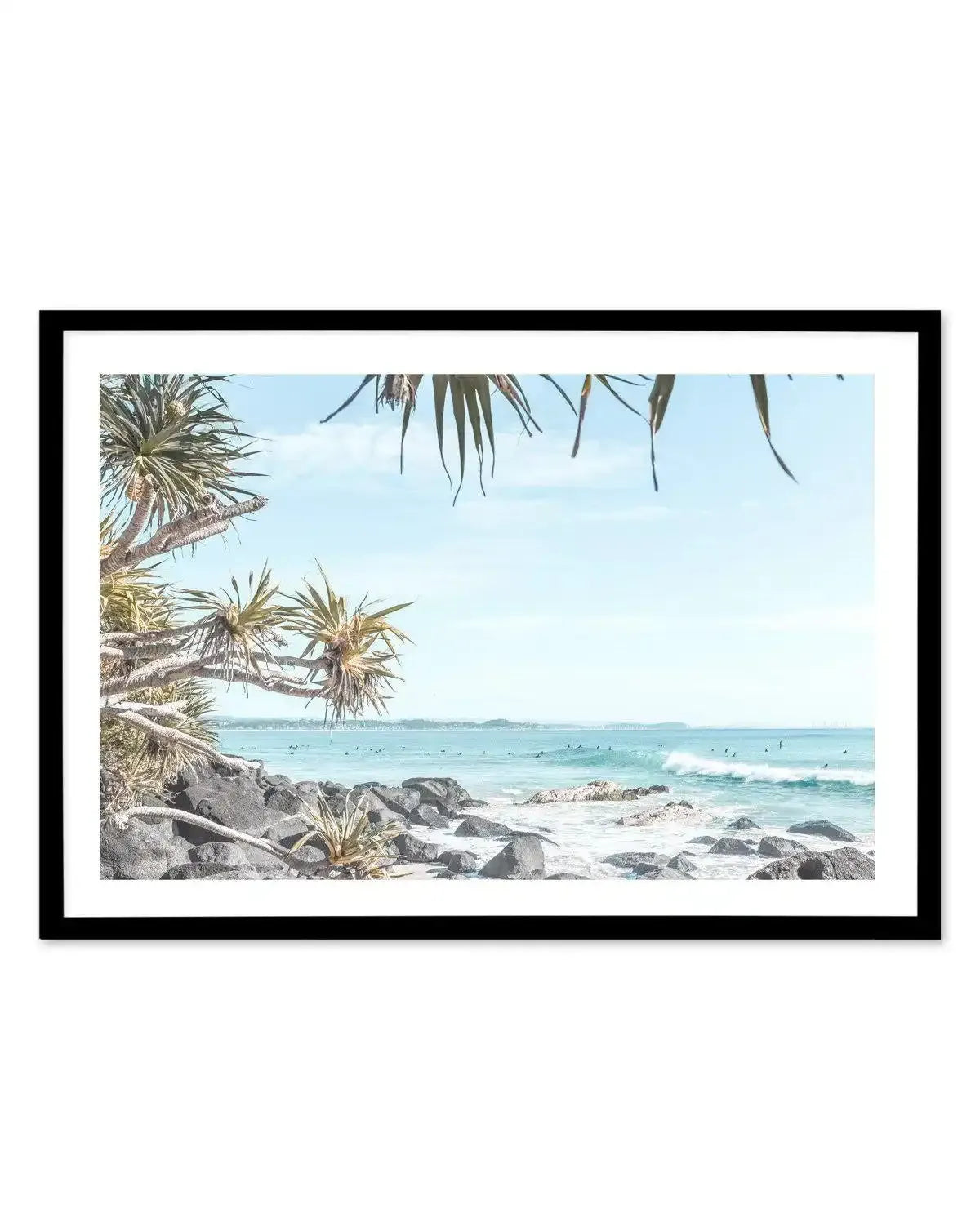 Rainbow Bay III LS Art Print-PRINT-Olive et Oriel-Olive et Oriel-A5 | 5.8" x 8.3" | 14.8 x 21cm-Black-With White Border-Buy-Australian-Art-Prints-Online-with-Olive-et-Oriel-Your-Artwork-Specialists-Austrailia-Decorate-With-Coastal-Photo-Wall-Art-Prints-From-Our-Beach-House-Artwork-Collection-Fine-Poster-and-Framed-Artwork