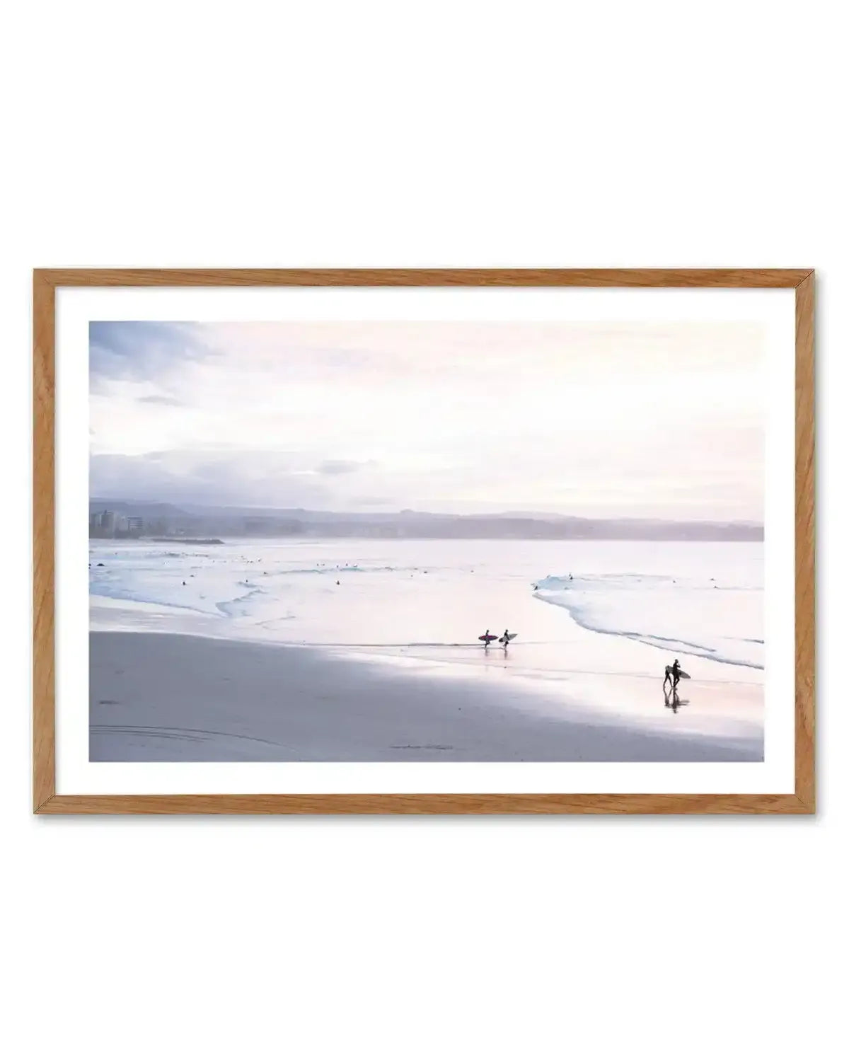 Rainbow Bay at Dusk Art Print-PRINT-Olive et Oriel-Olive et Oriel-50x70 cm | 19.6" x 27.5"-Walnut-With White Border-Buy-Australian-Art-Prints-Online-with-Olive-et-Oriel-Your-Artwork-Specialists-Austrailia-Decorate-With-Coastal-Photo-Wall-Art-Prints-From-Our-Beach-House-Artwork-Collection-Fine-Poster-and-Framed-Artwork