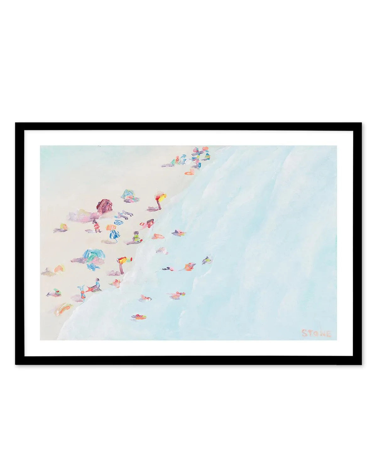 Rainbow Bay by Belinda Stone Art Print from Olive et Oriel where you can shop wallpaper and artworks online