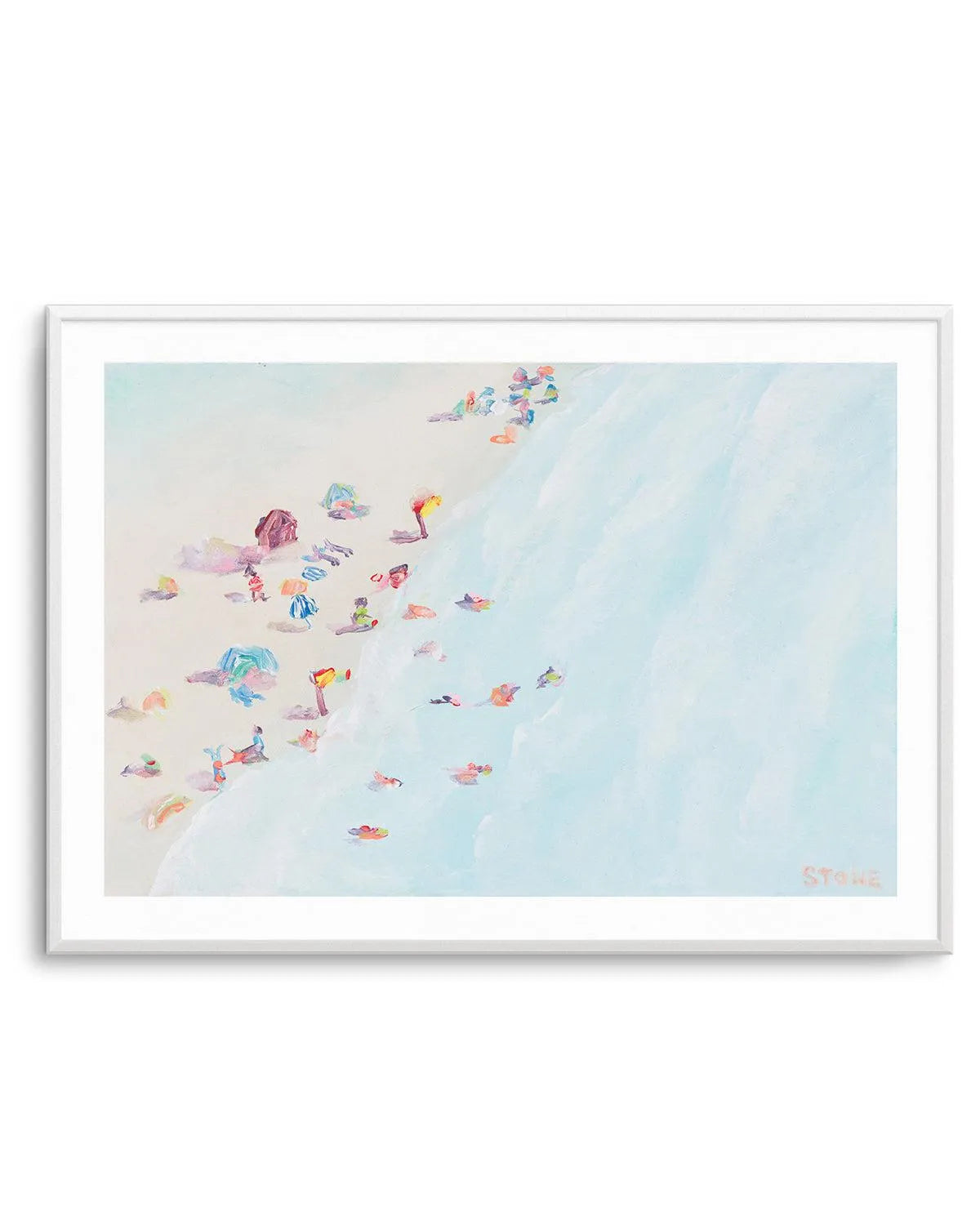 Rainbow Bay by Belinda Stone Art Print from Olive et Oriel where you can shop wallpaper and artworks online