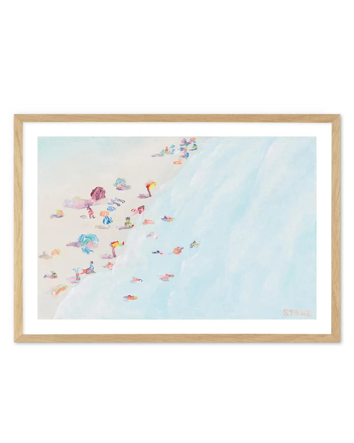 Rainbow Bay by Belinda Stone Art Print from Olive et Oriel where you can shop wallpaper and artworks online