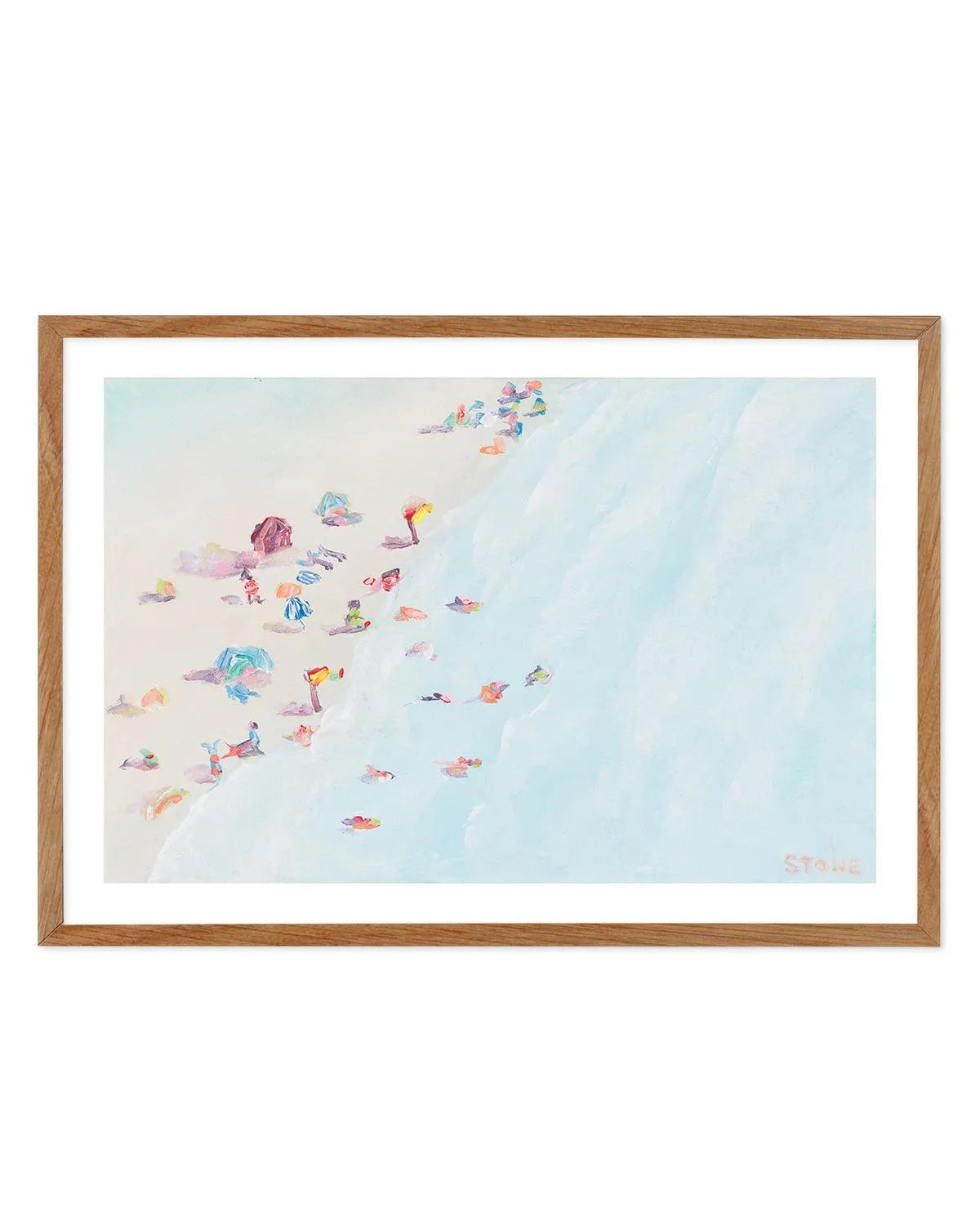 Rainbow Bay by Belinda Stone Art Print from Olive et Oriel where you can shop wallpaper and artworks online