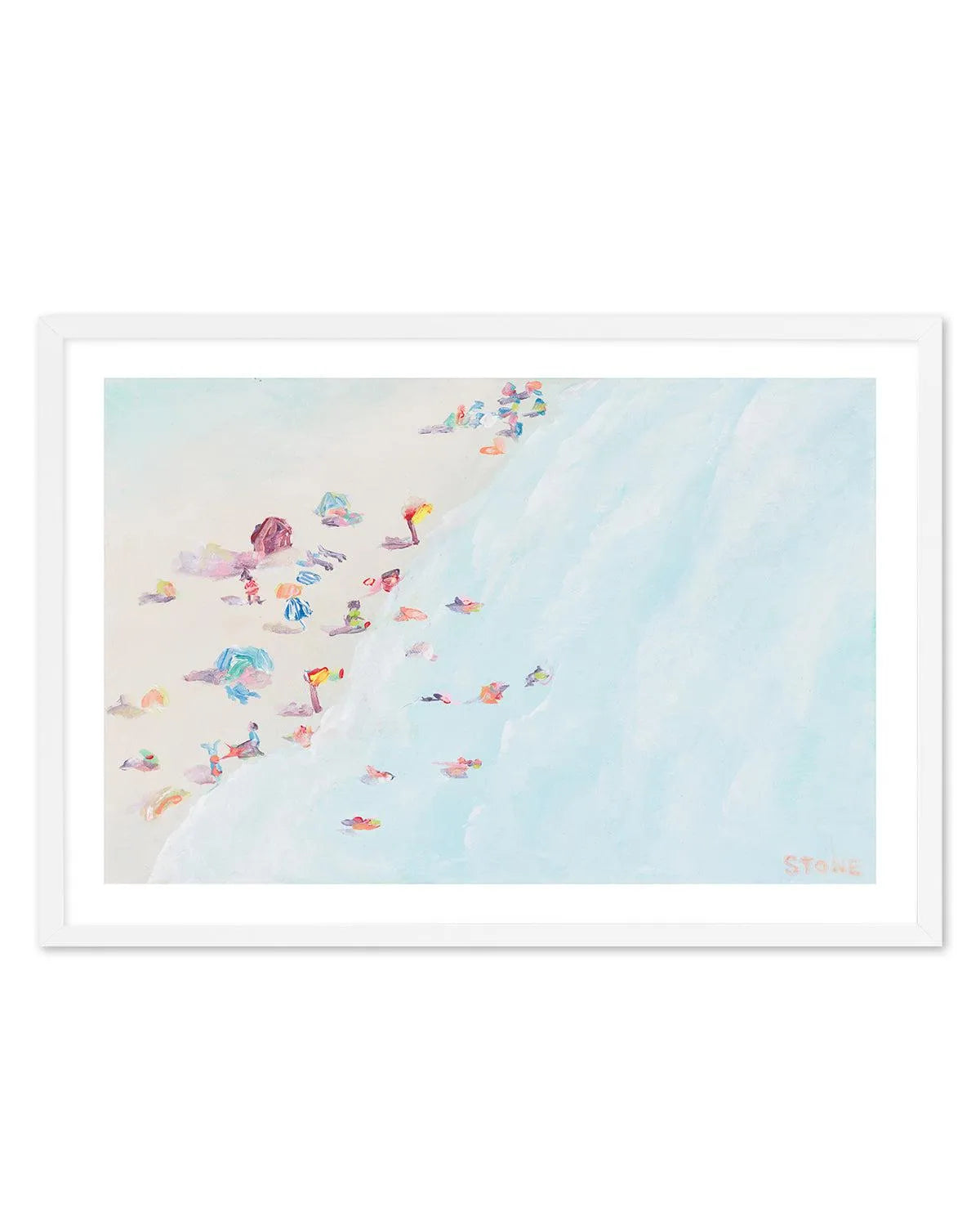 Rainbow Bay by Belinda Stone Art Print from Olive et Oriel where you can shop wallpaper and artworks online
