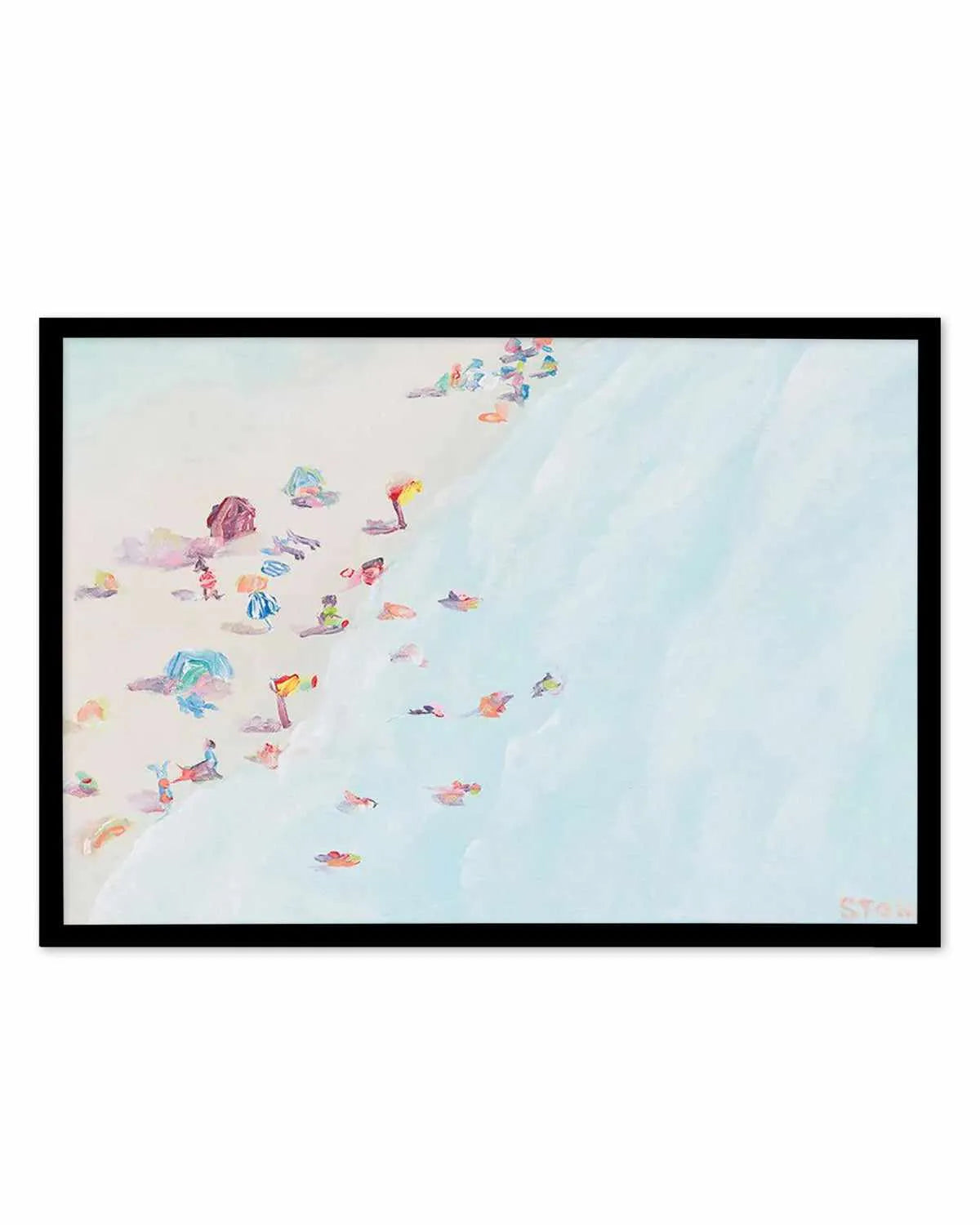 Rainbow Bay by Belinda Stone Art Print from Olive et Oriel where you can shop wallpaper and artworks online