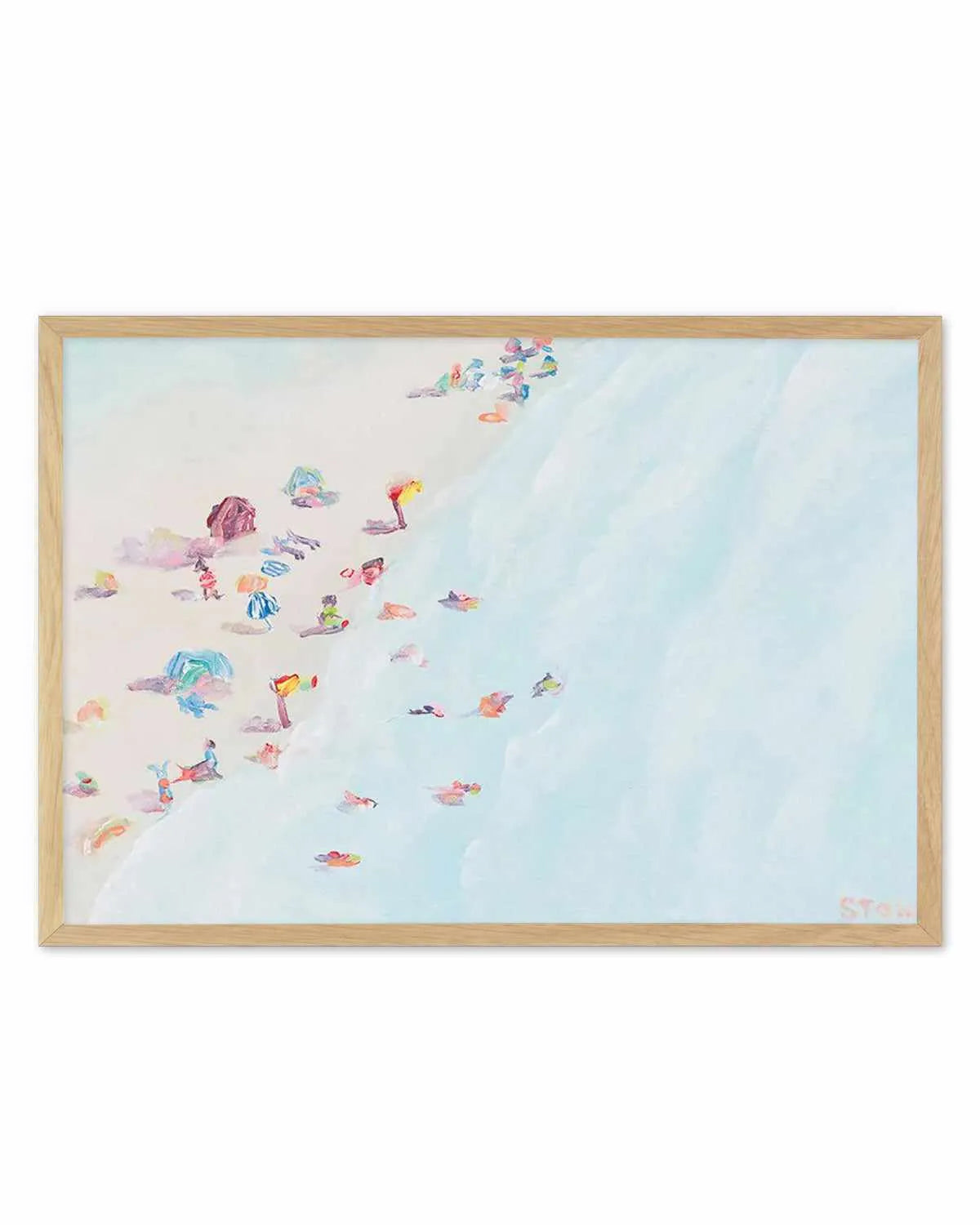 Rainbow Bay by Belinda Stone Art Print from Olive et Oriel where you can shop wallpaper and artworks online