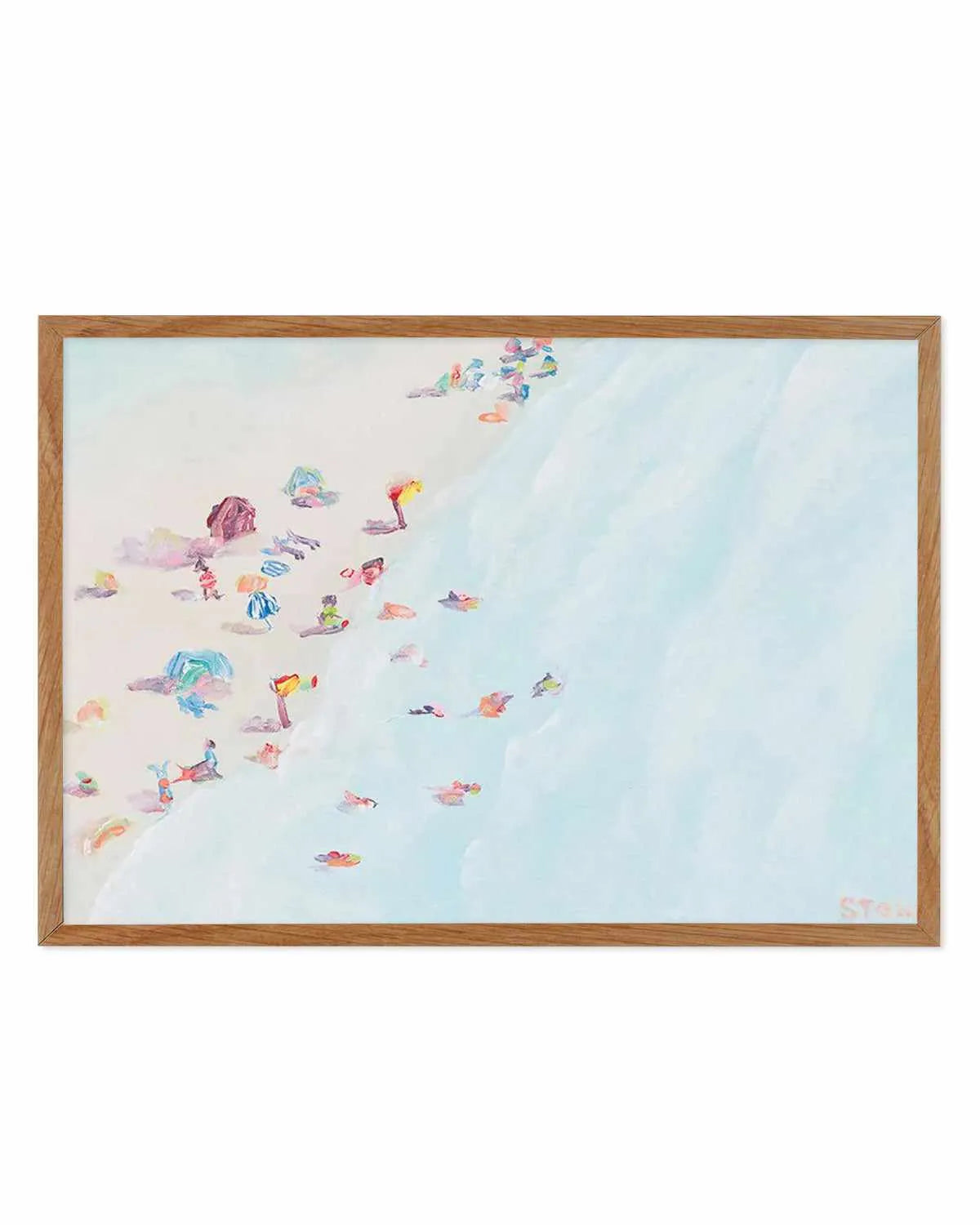 Rainbow Bay by Belinda Stone Art Print from Olive et Oriel where you can shop wallpaper and artworks online