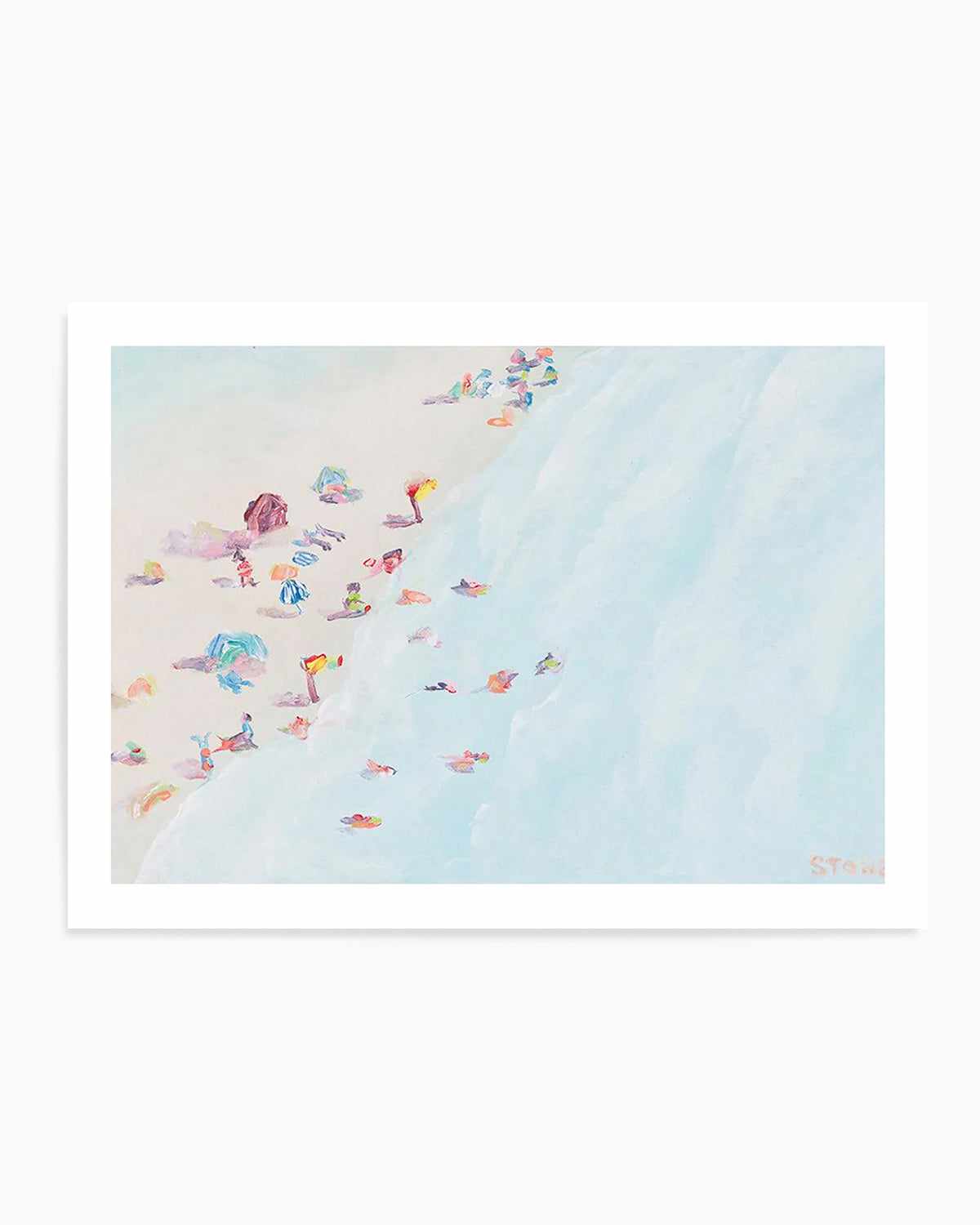 Rainbow Bay by Belinda Stone Art Print