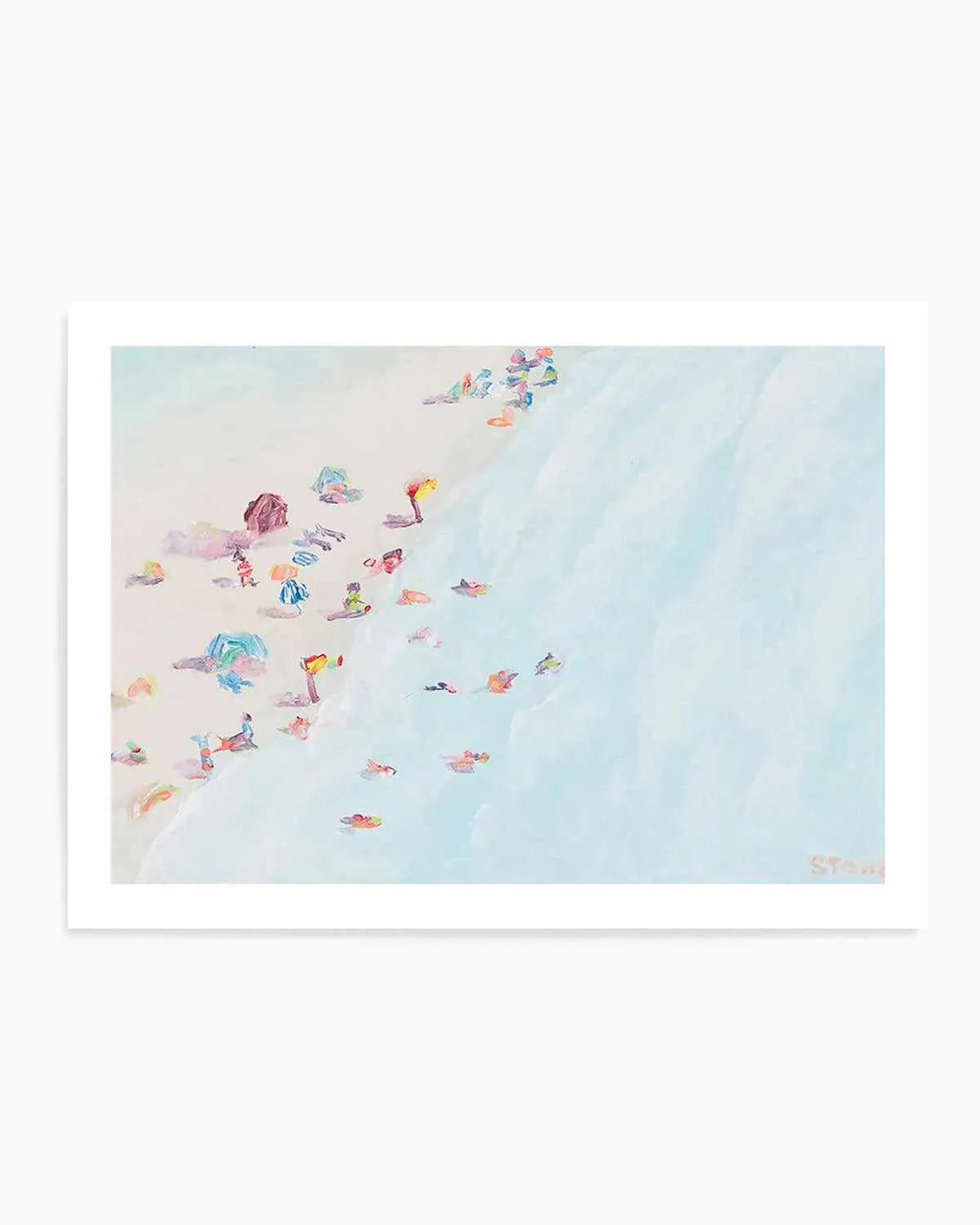 Rainbow Bay by Belinda Stone Art Print from Olive et Oriel where you can shop wallpaper and artworks online