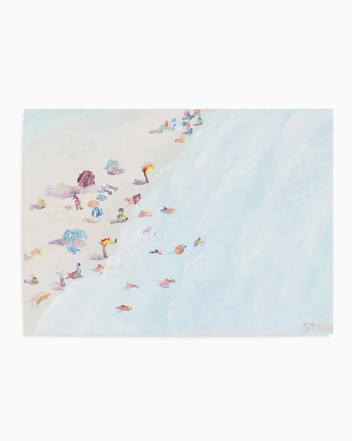 Rainbow Bay by Belinda Stone Art Print from Olive et Oriel where you can shop wallpaper and artworks online