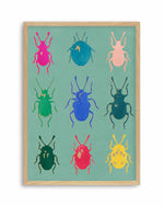 Rainbow Beetle Art Print